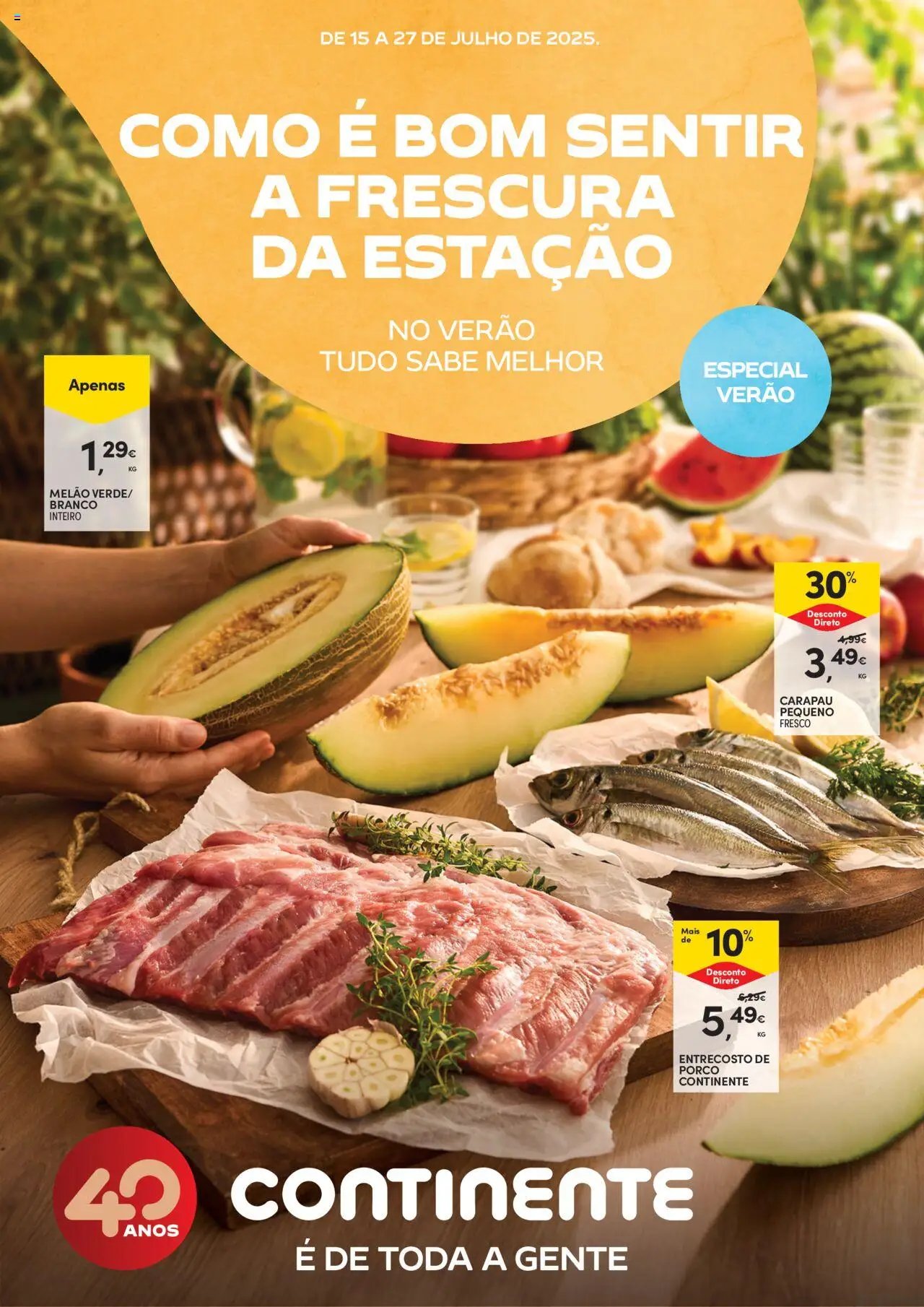 Continente - Frescos: Como é bom sentir a frescura da estação (2025-07-15 - 2025-07-27) | 1