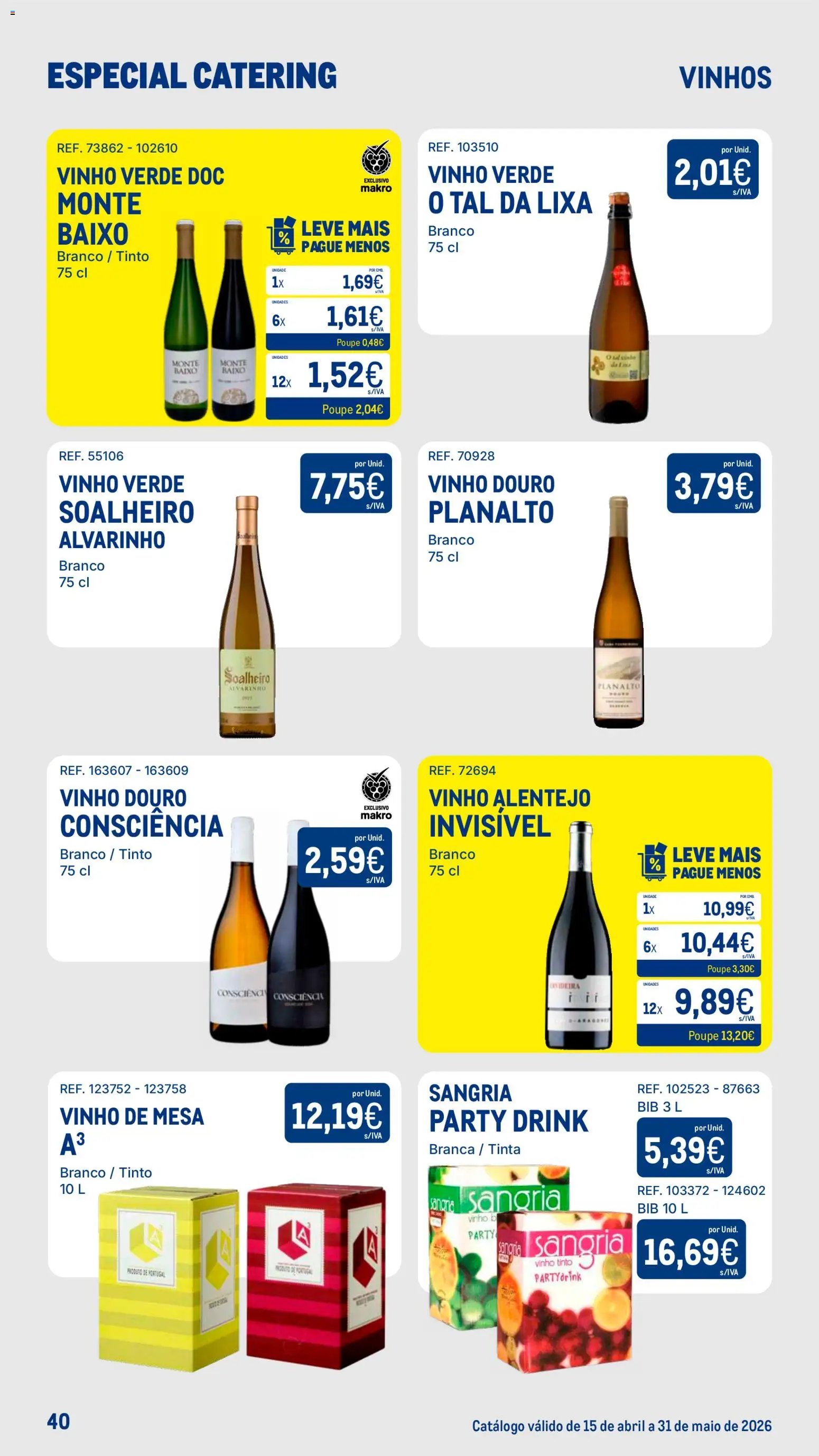 Makro Especial Catering (2026-04-15 - 2026-05-31) | 40