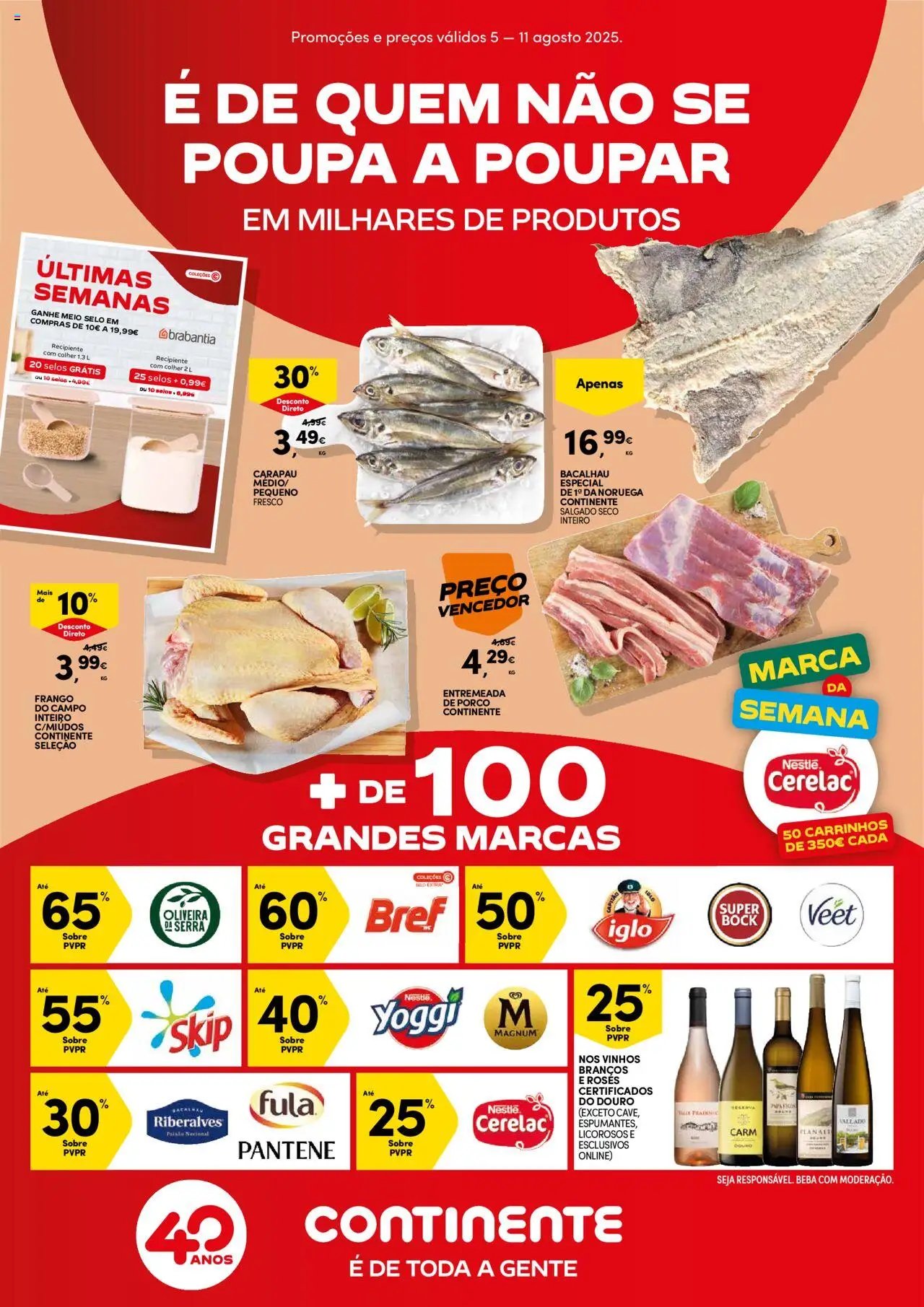 Continente folheto (2025-08-05 - 2025-08-11) | 1