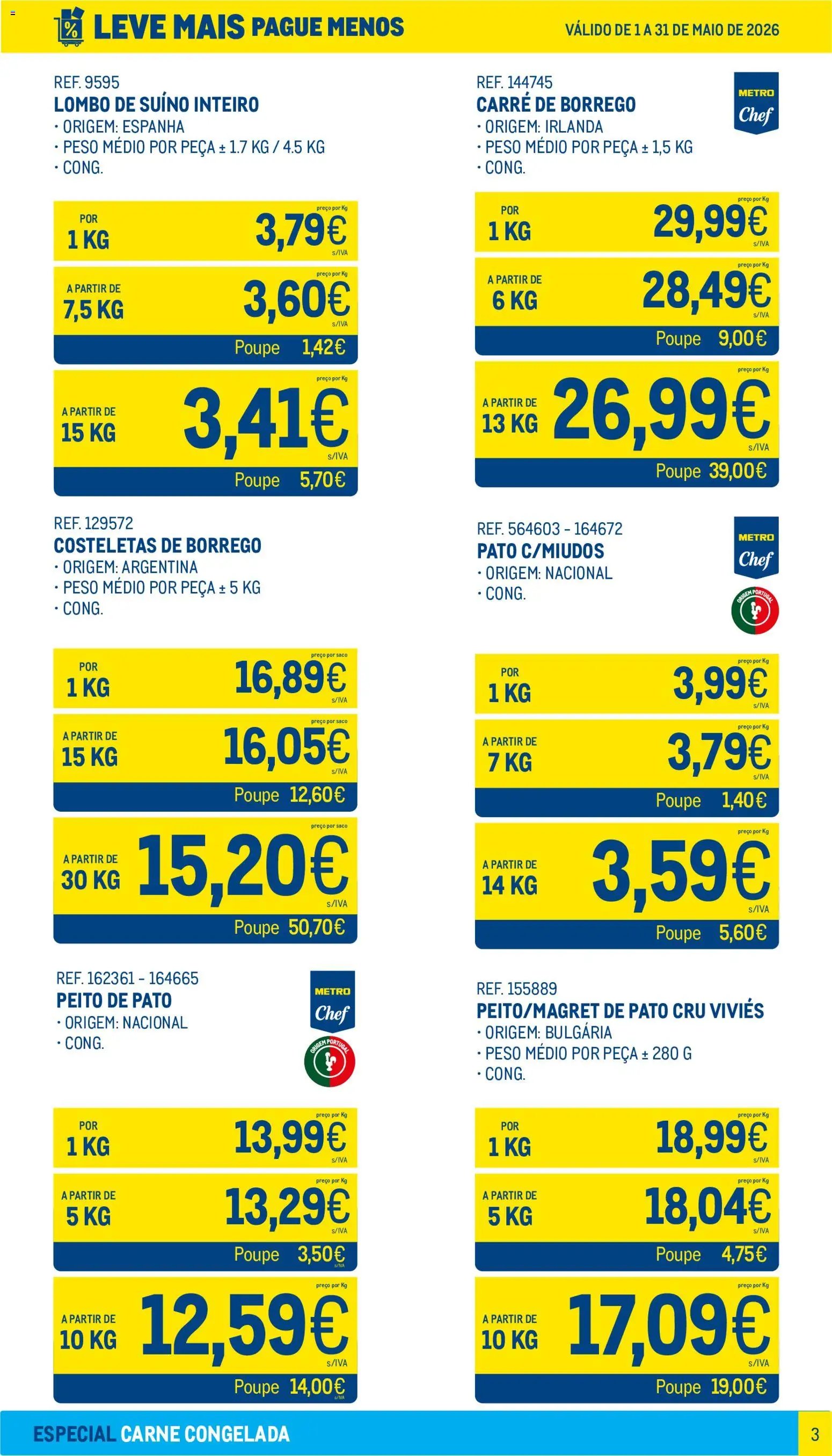 Makro Leve Mais Pague Menos - Carne Congelada (2026-05-01 - 2026-05-31) | 3