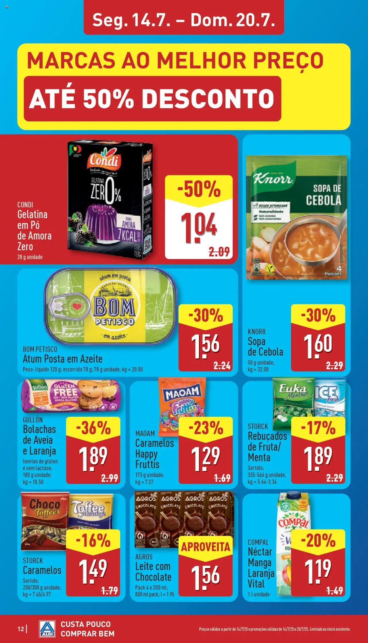 Aldi folheto (2025-07-14 - 2025-07-20)