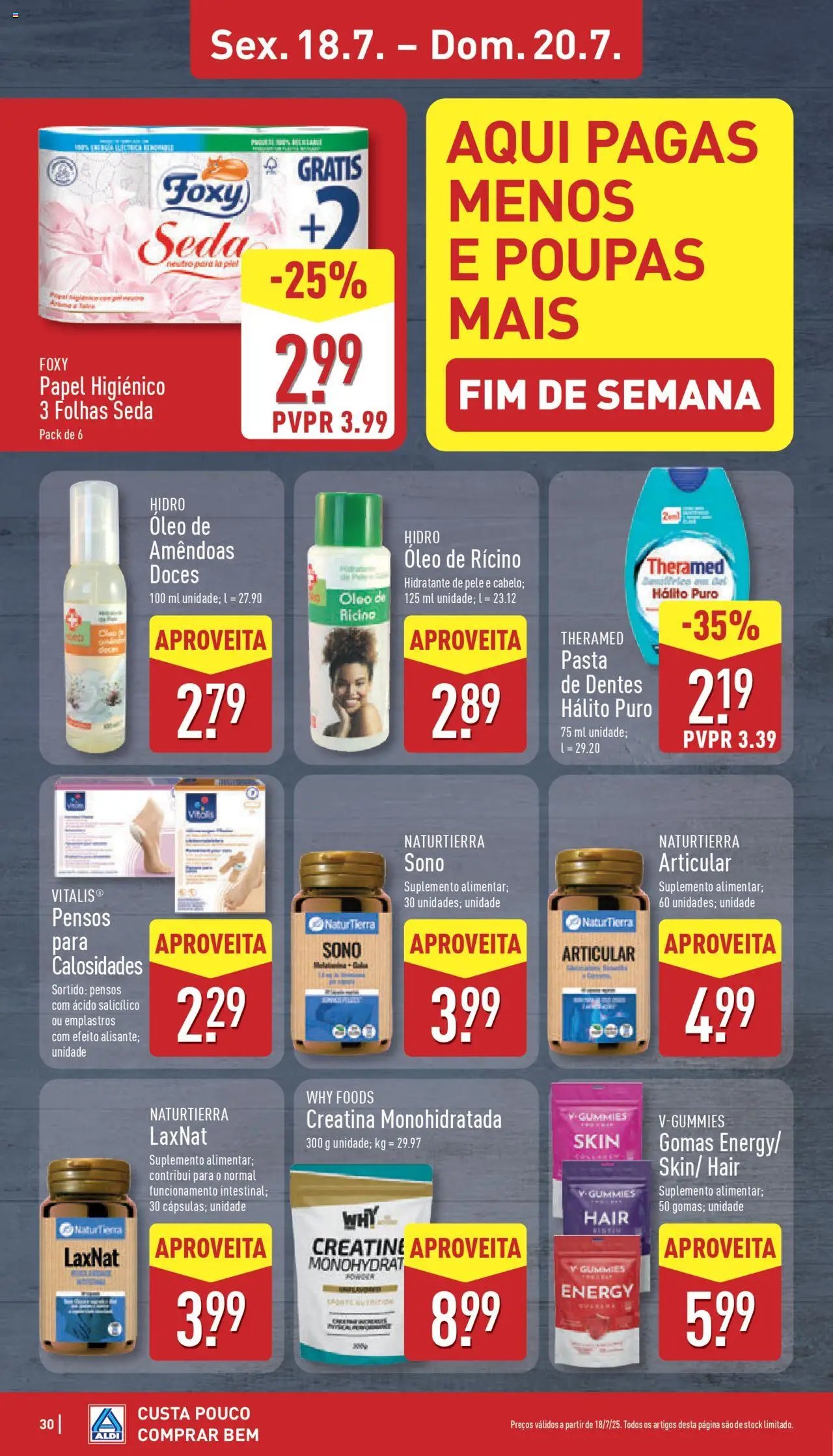 Aldi folheto (2025-07-14 - 2025-07-20)