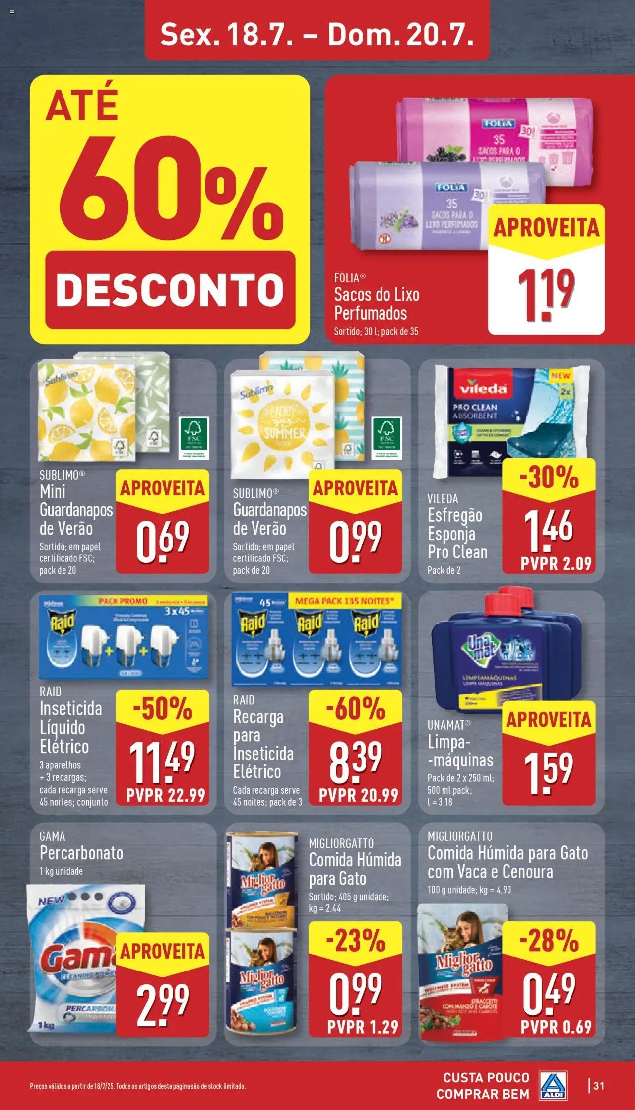 Aldi folheto (2025-07-14 - 2025-07-20)