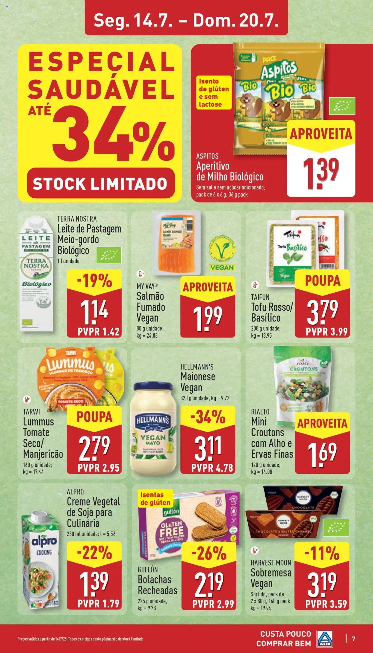 Aldi folheto (2025-07-14 - 2025-07-20)