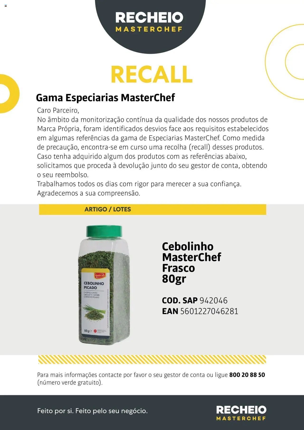 Recheio - Gamas Especiarias Masterchef (2025-07-30 - 2025-12-31) | 1
