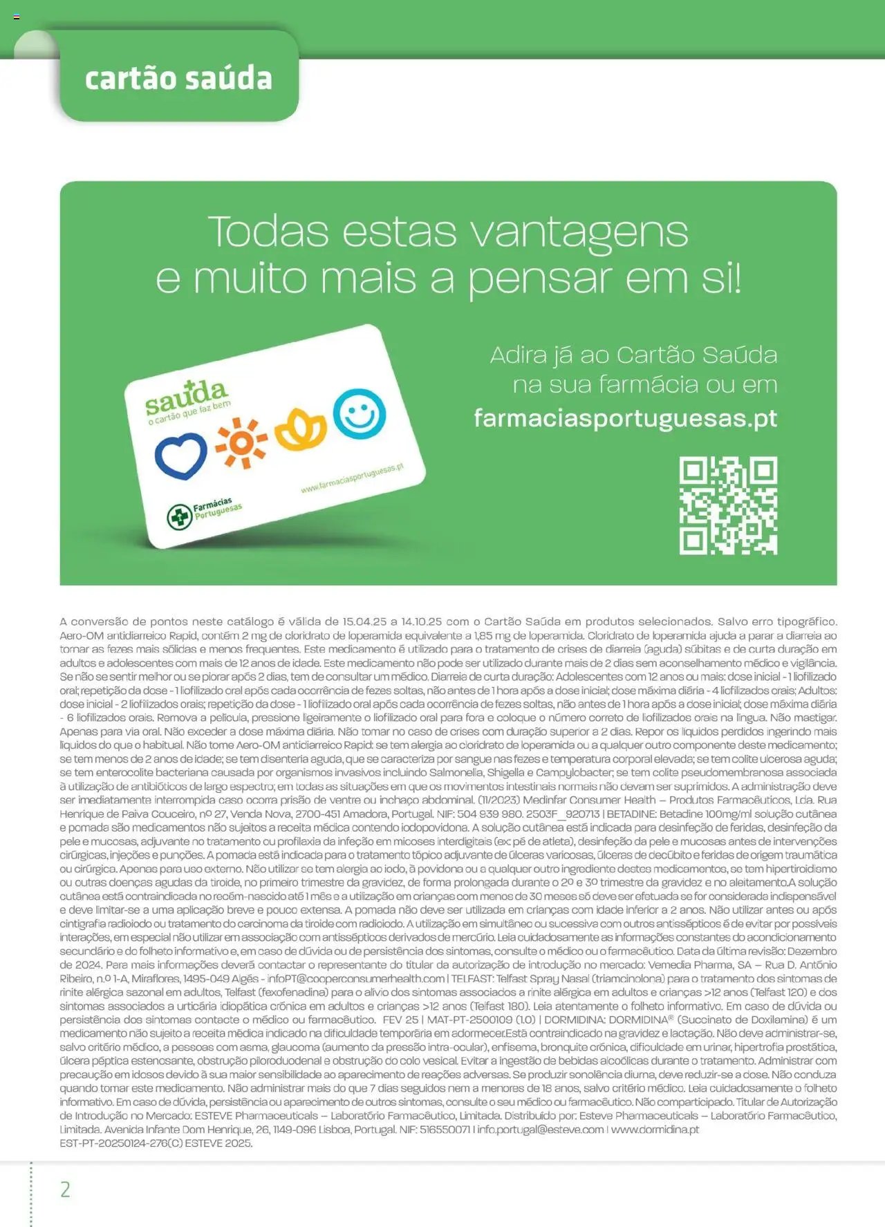Farmácias Portuguesas - Catálogo de Pontos Primavera Verão2025 (2025-04-15 - 2025-10-14)