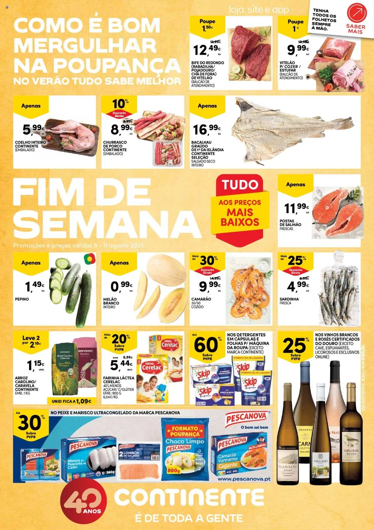 Continente - Fim de Semana (2025-08-08 - 2025-08-11) | 1