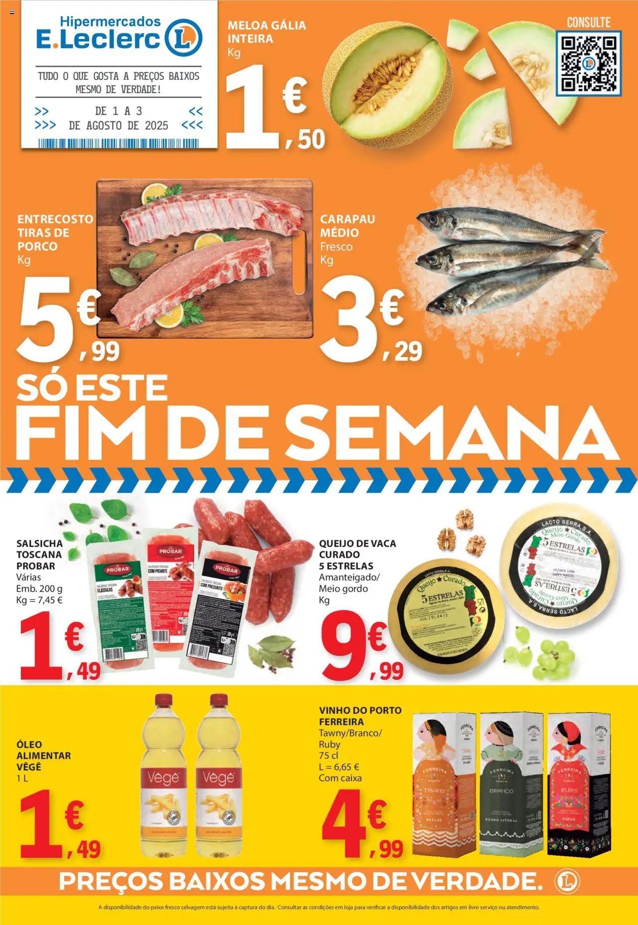 E.Leclerc Catálogo Fim de Semana (2025-08-01 - 2025-08-03) | 1