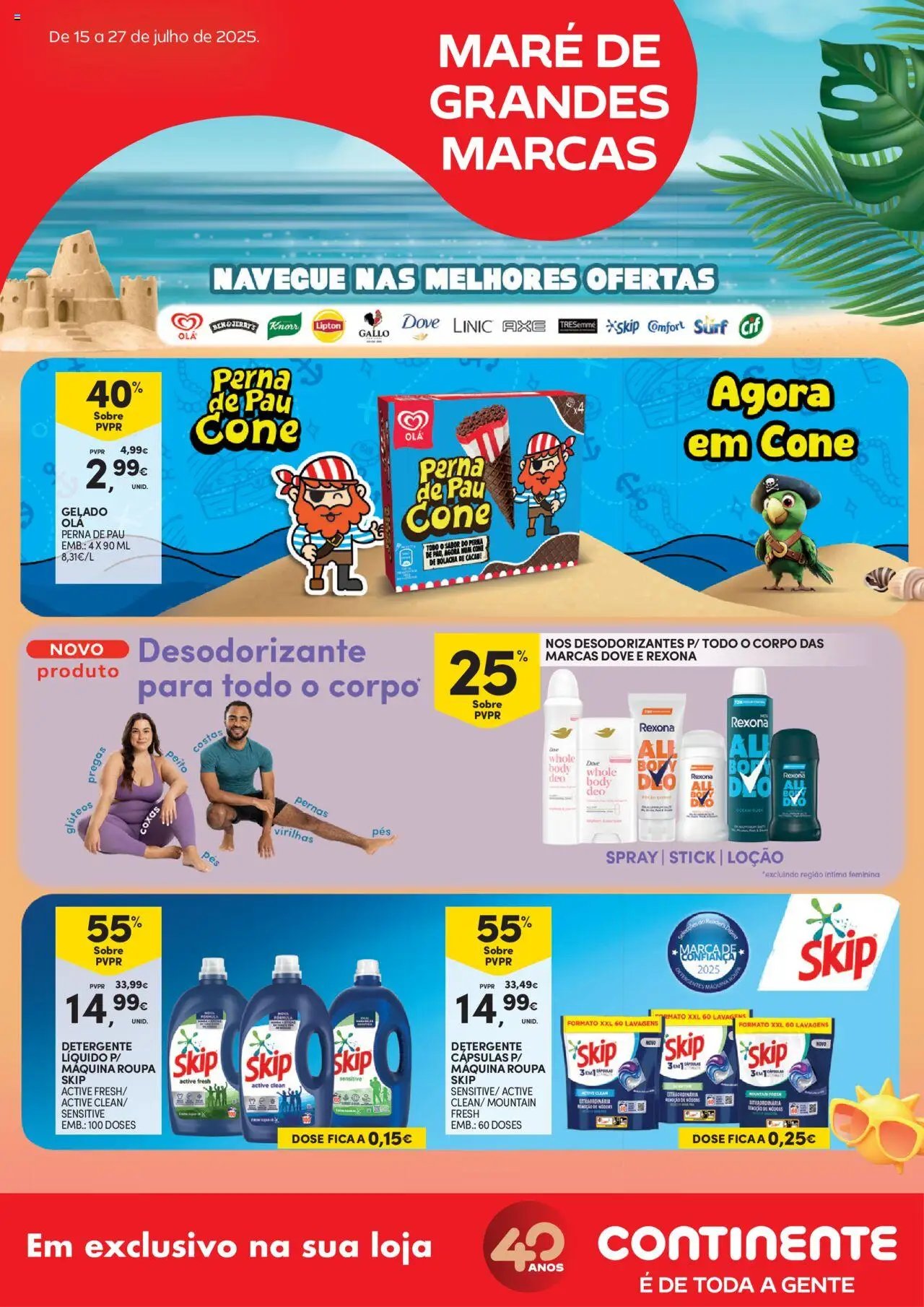Continente - Unilever: Maré de Grandes Marcas (2025-07-15 - 2025-07-27) | 1