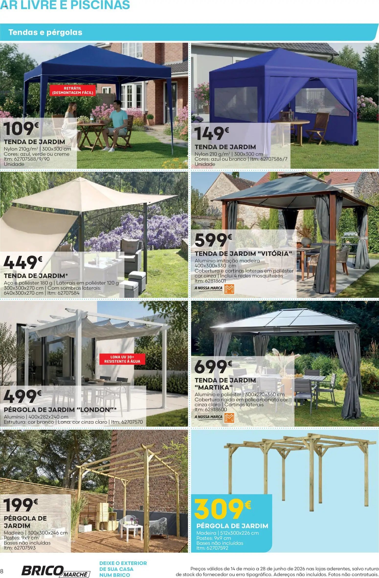 BricoMarché Catálogo Ar Livre e Piscinas - Vila do Conde (2026-05-14 - 2026-05-28) | 8
