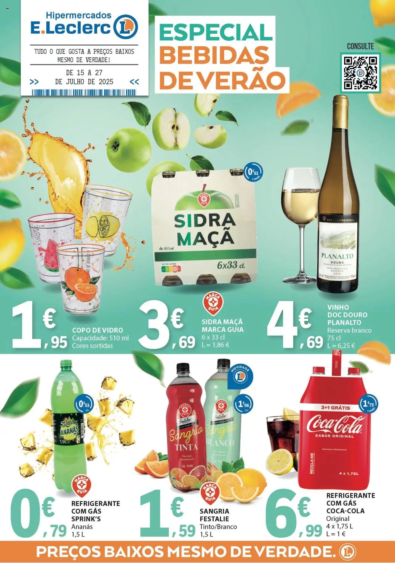 E.Leclerc - Folheto Especial Bebidas de Verão (2025-07-15 - 2025-07-27) | 1