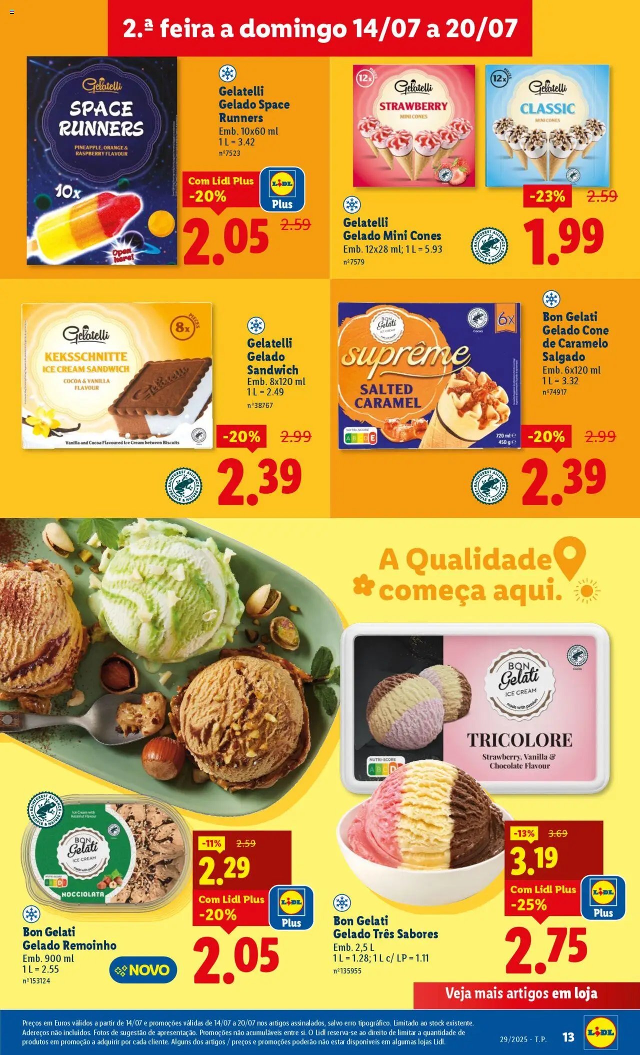 Lidl folheto (2025-07-14 - 2025-07-20)