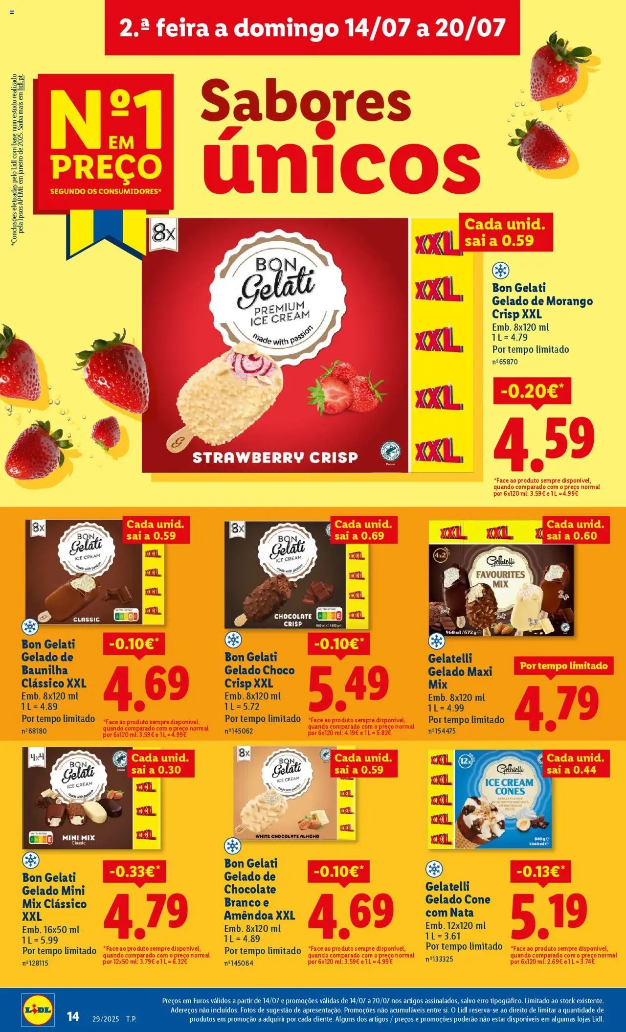 Lidl folheto (2025-07-14 - 2025-07-20)
