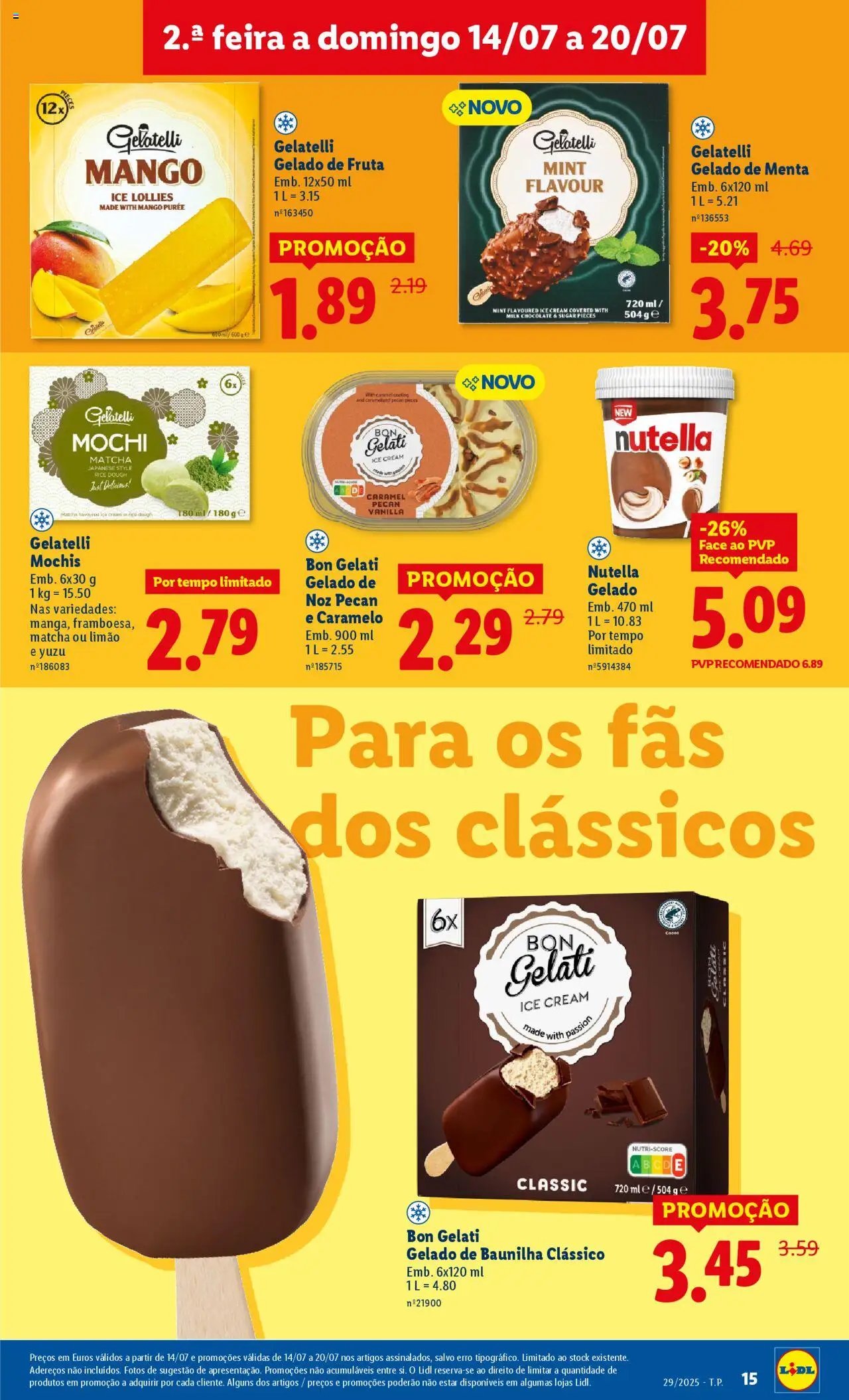 Lidl folheto (2025-07-14 - 2025-07-20)