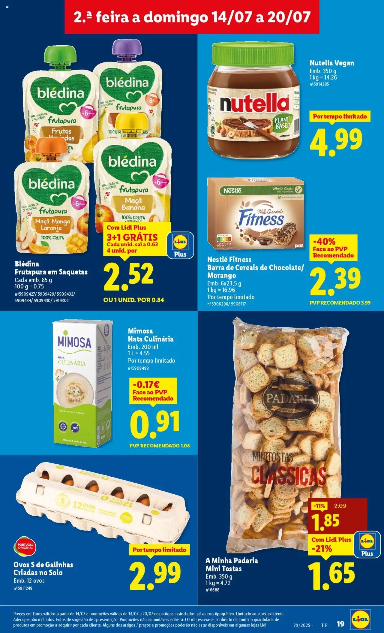 Lidl folheto (2025-07-14 - 2025-07-20)
