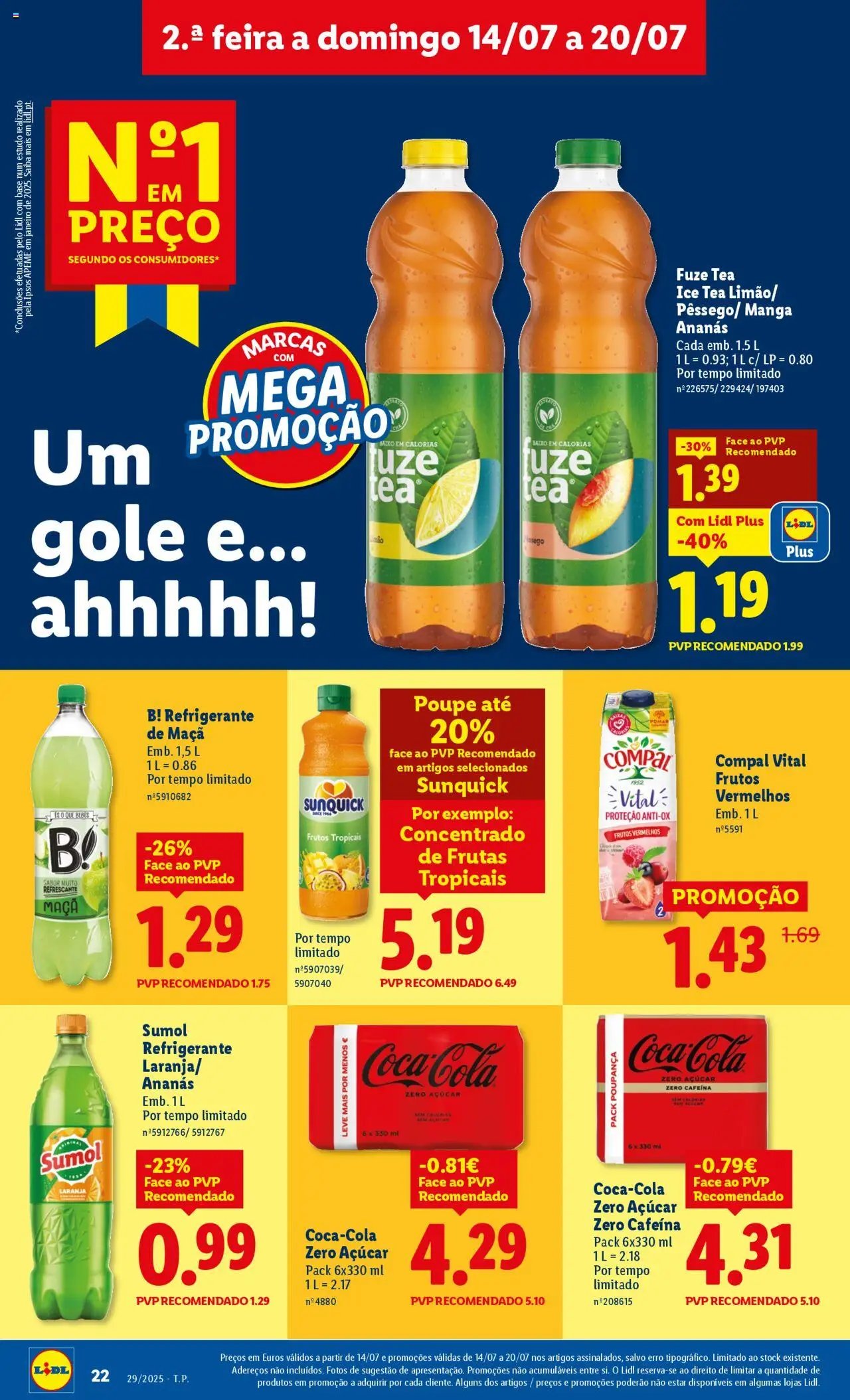 Lidl folheto (2025-07-14 - 2025-07-20)