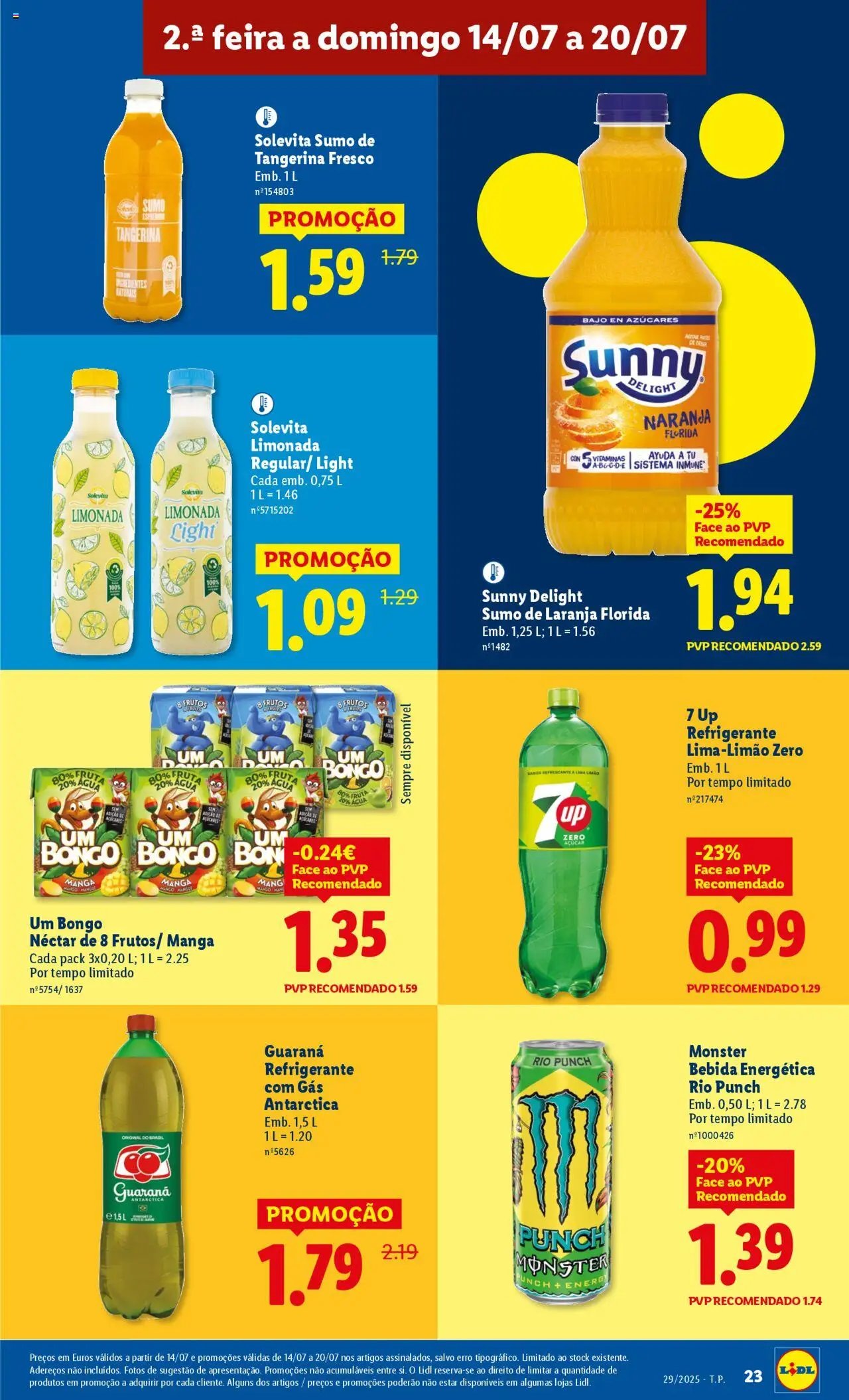 Lidl folheto (2025-07-14 - 2025-07-20)