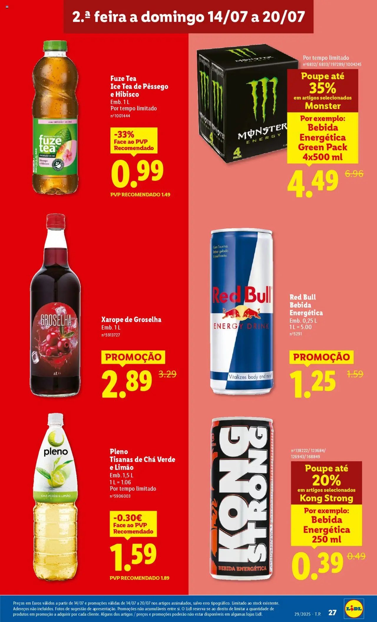 Lidl folheto (2025-07-14 - 2025-07-20)