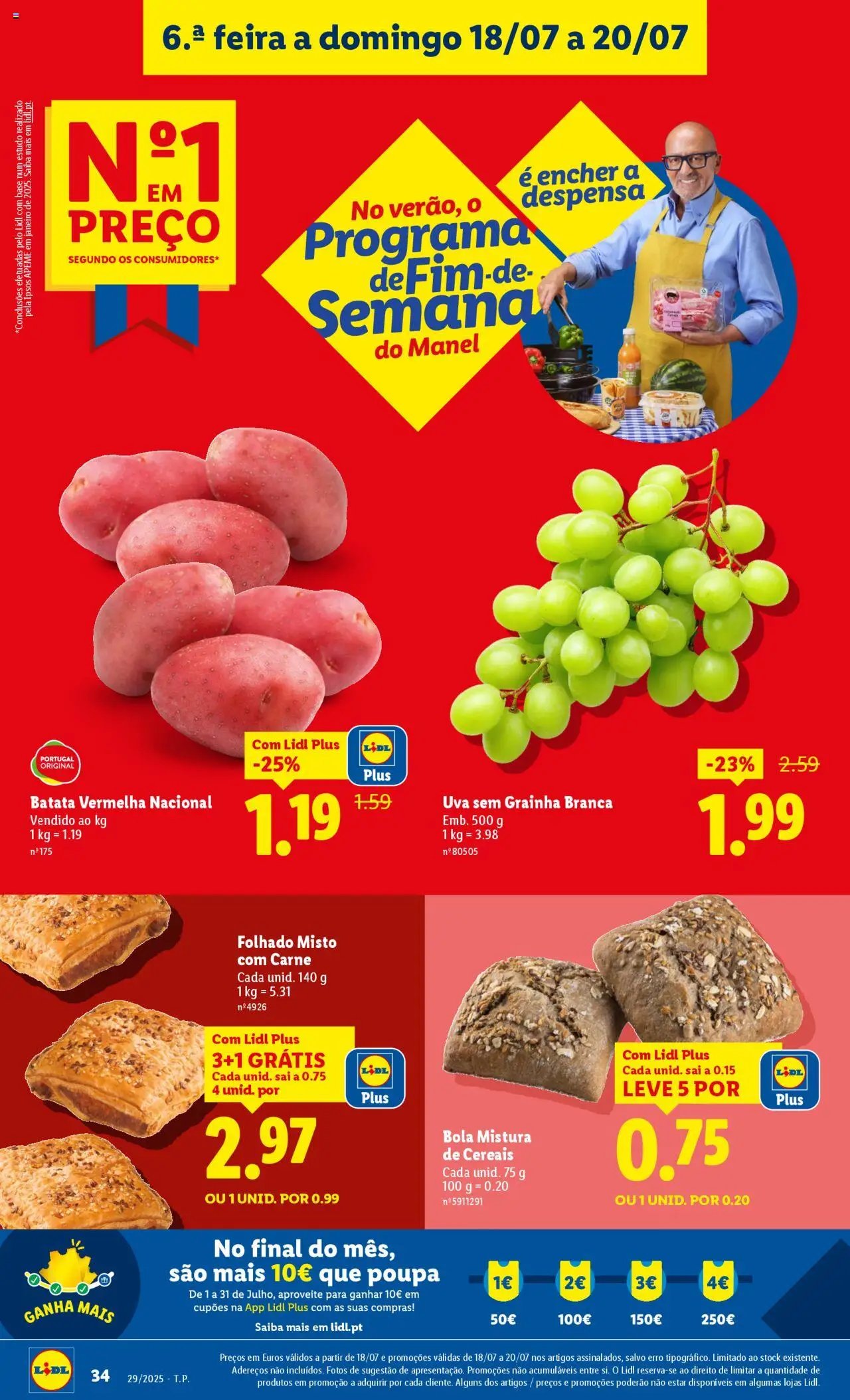 Lidl folheto (2025-07-14 - 2025-07-20)