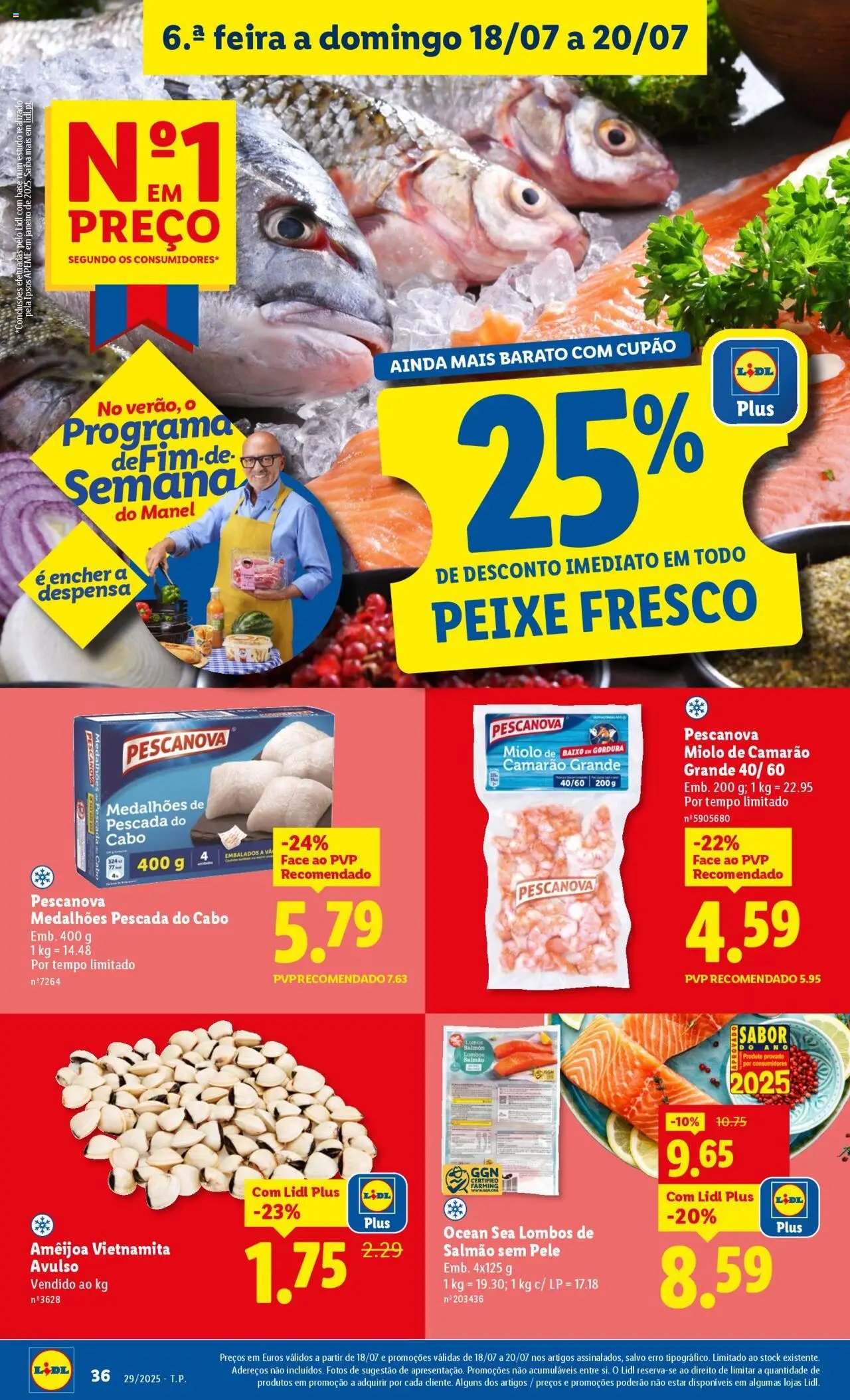 Lidl folheto (2025-07-14 - 2025-07-20)