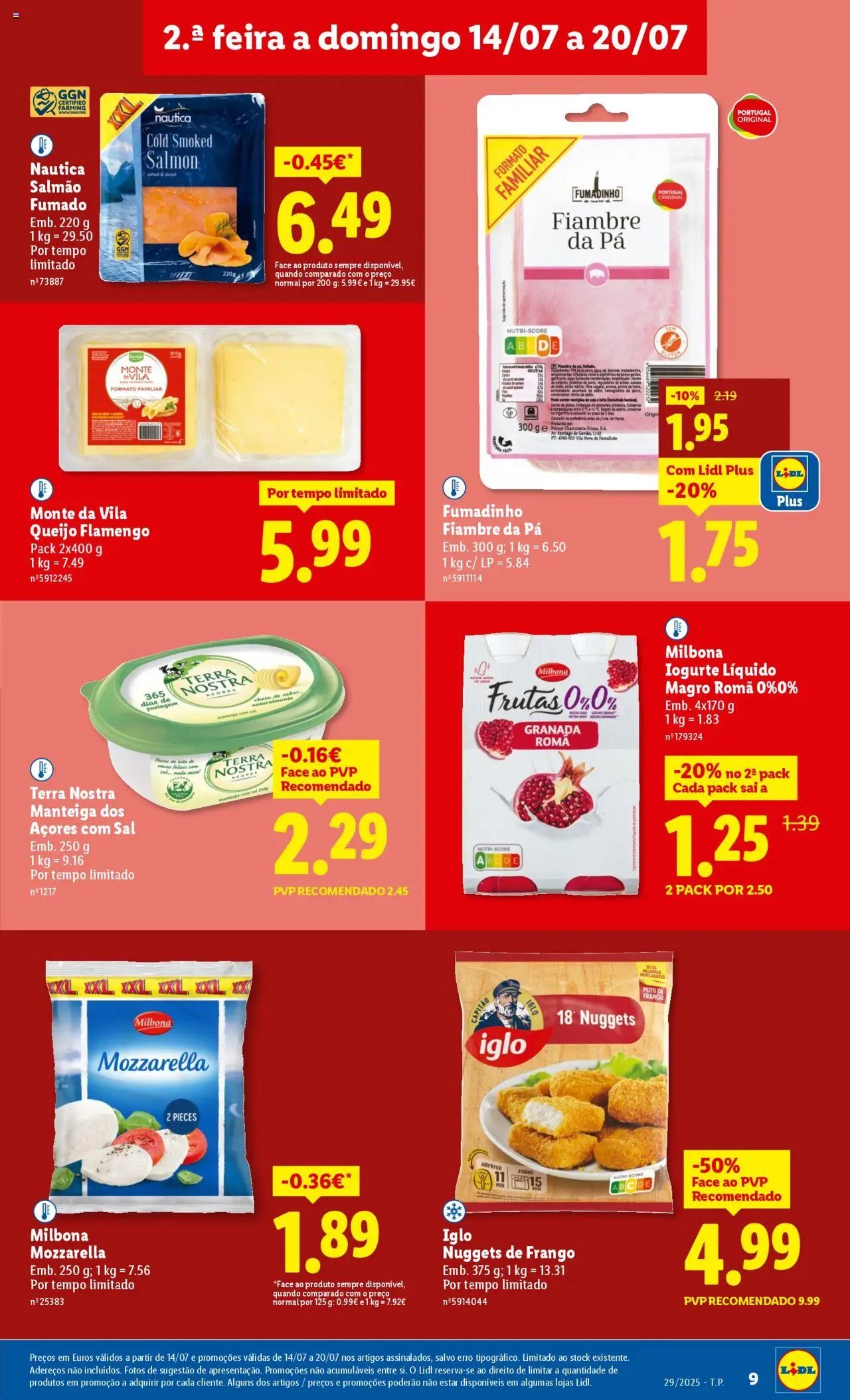 Lidl folheto (2025-07-14 - 2025-07-20)