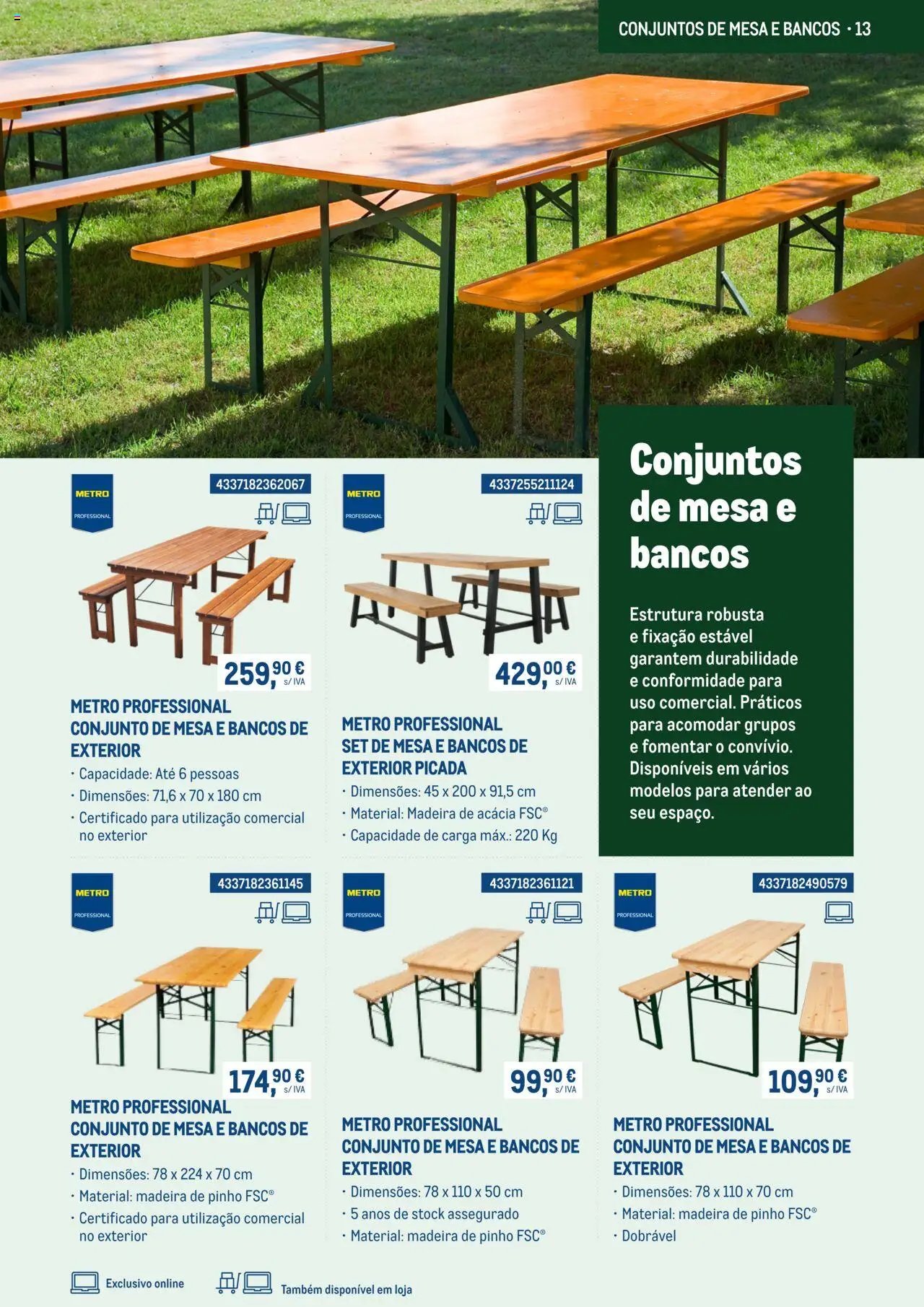 Makro - Mobiliário e equipamento para esplanadas - Catálogo 2025 (2025-03-03 - 2025-12-31)