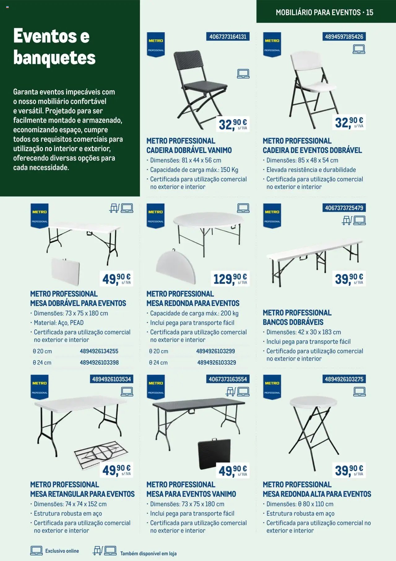 Makro - Mobiliário e equipamento para esplanadas - Catálogo 2025 (2025-03-03 - 2025-12-31)