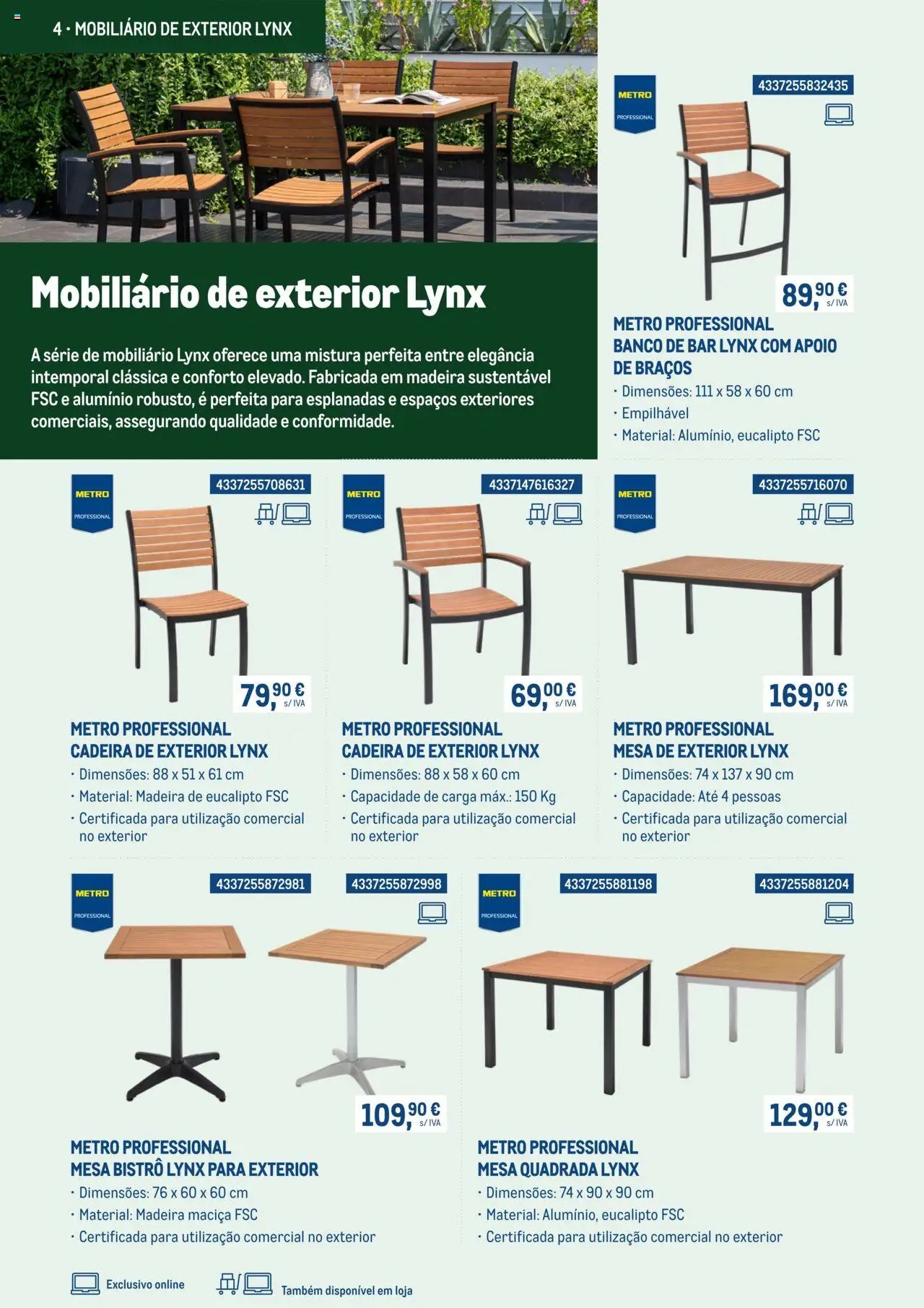 Makro - Mobiliário e equipamento para esplanadas - Catálogo 2025 (2025-03-03 - 2025-12-31)
