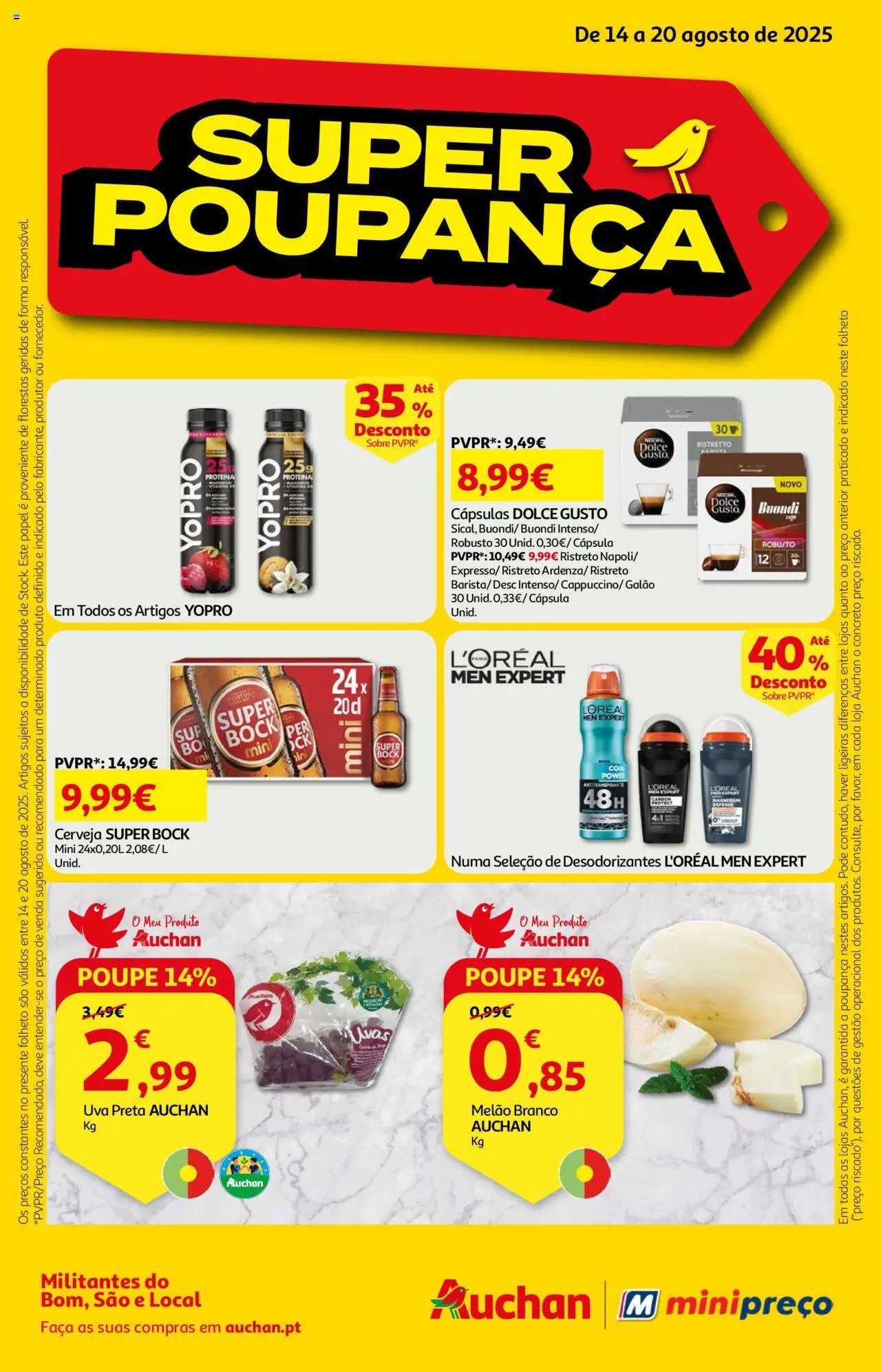 Auchan folheto (2025-08-14 - 2025-08-20) | 1