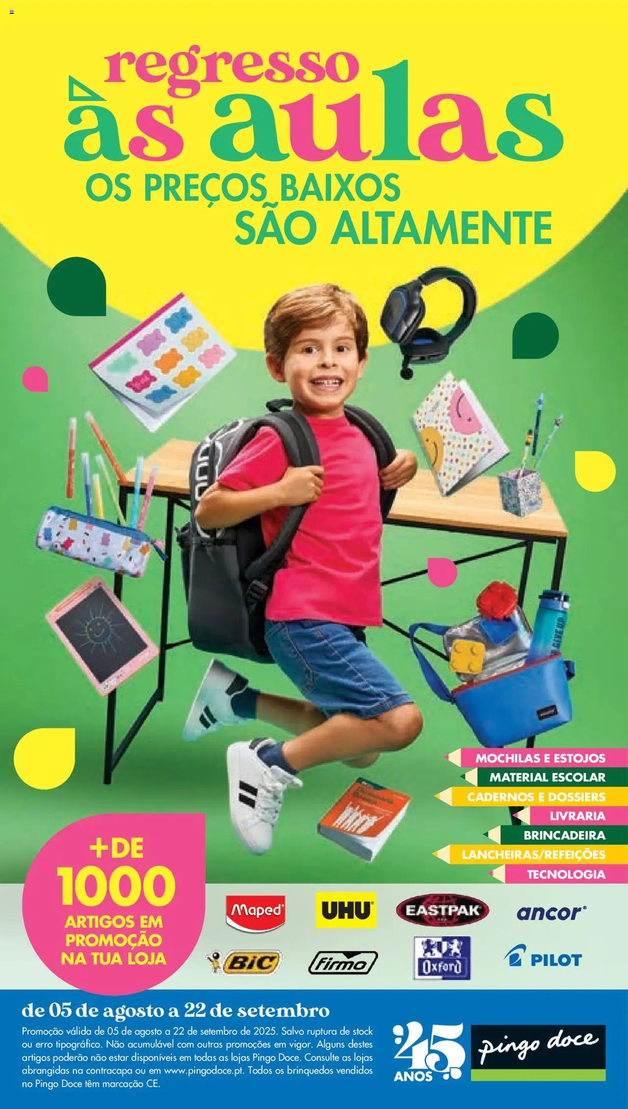 Pingo Doce Regresso às Aulas Hipers (2025-08-05 - 2025-09-22) | 1