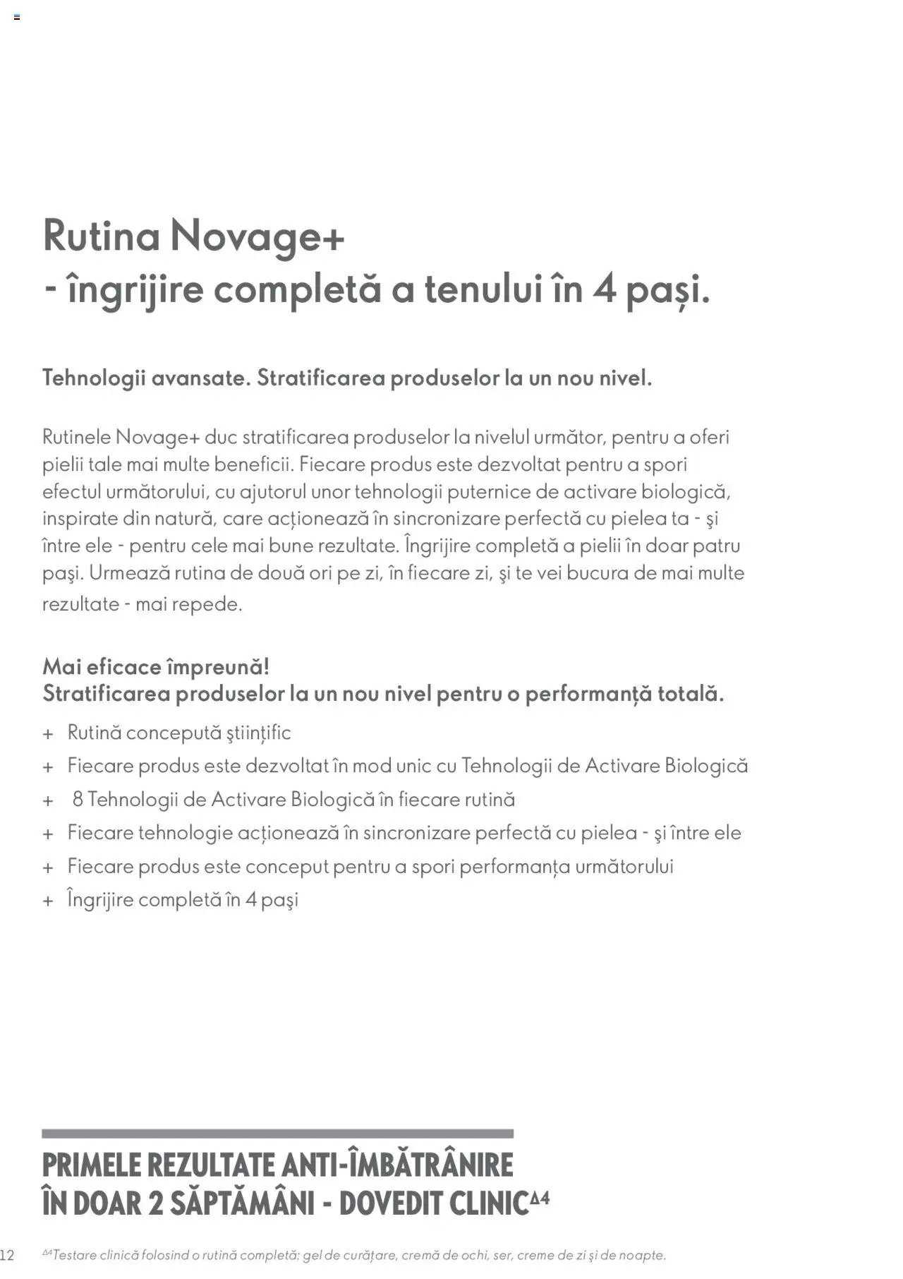 Oriflame catalog - Ghidul NOVAGE+