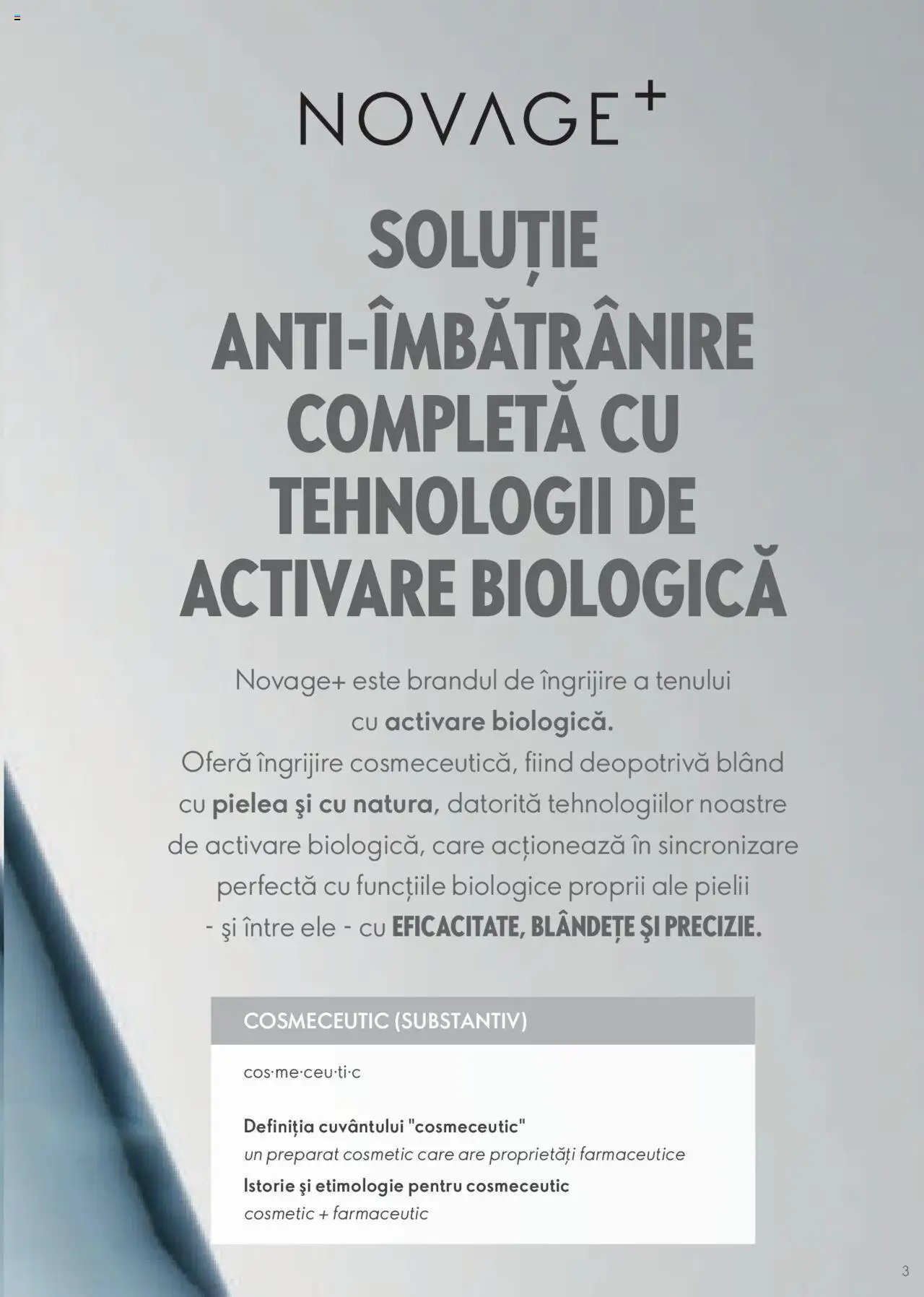 Oriflame catalog - Ghidul NOVAGE+