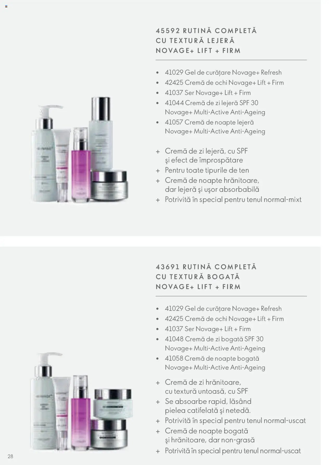 Oriflame catalog - Ghidul NOVAGE+