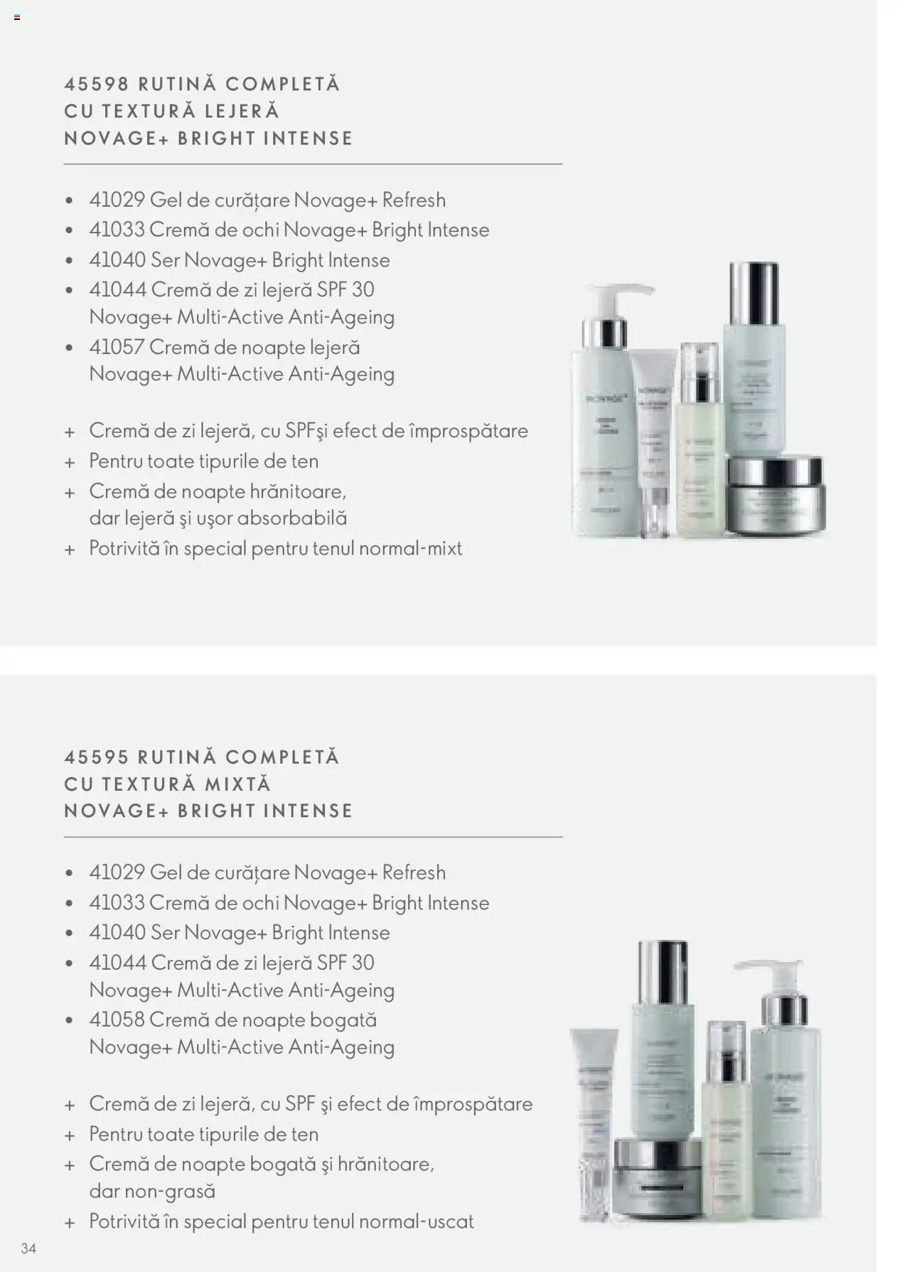 Oriflame catalog - Ghidul NOVAGE+