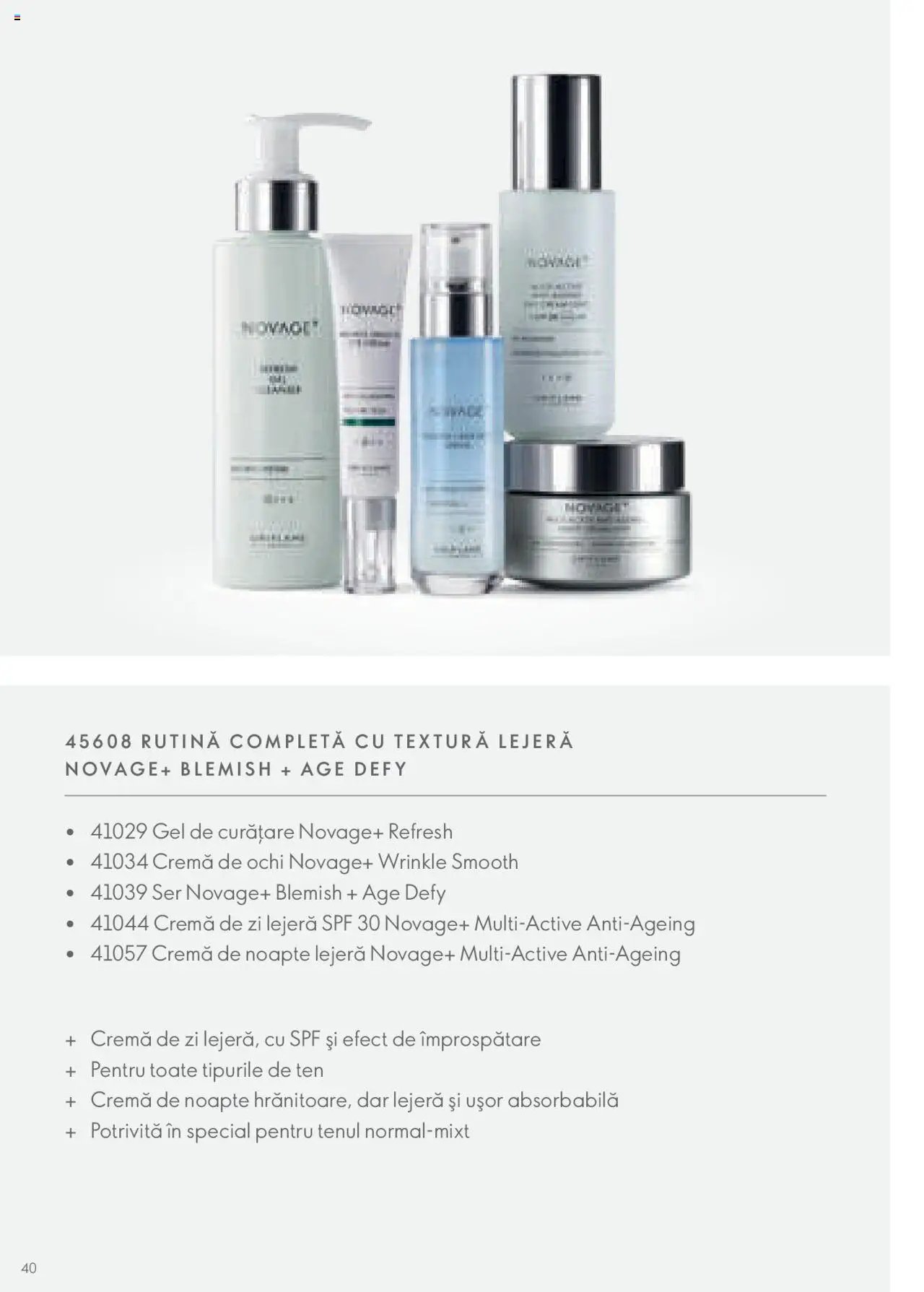 Oriflame catalog - Ghidul NOVAGE+