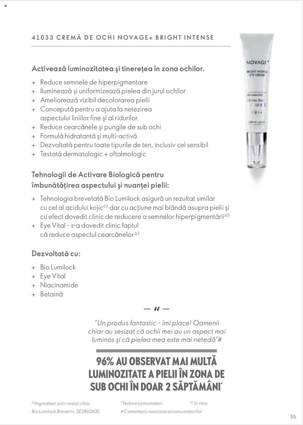 Oriflame catalog - Ghidul NOVAGE+