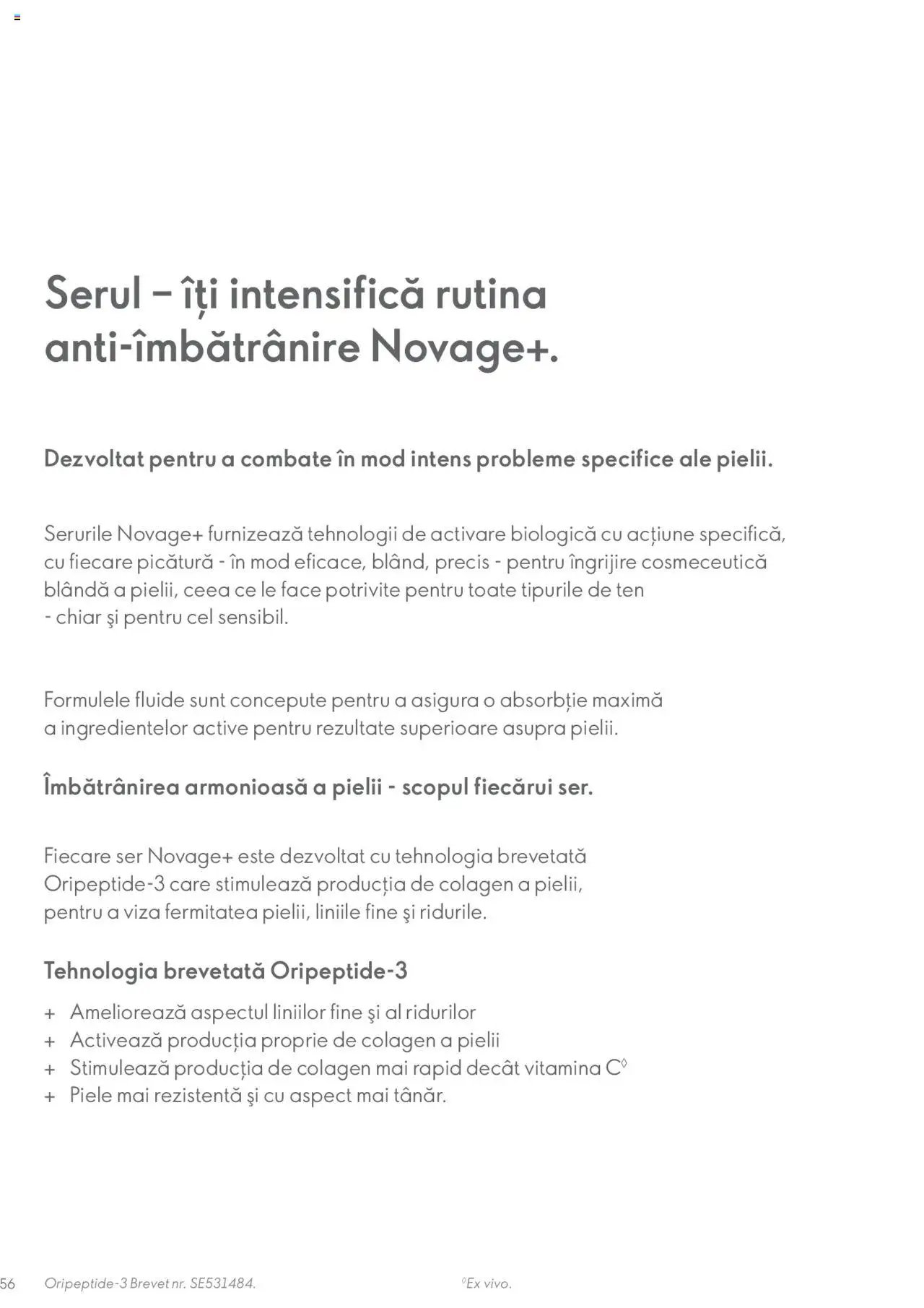 Oriflame catalog - Ghidul NOVAGE+