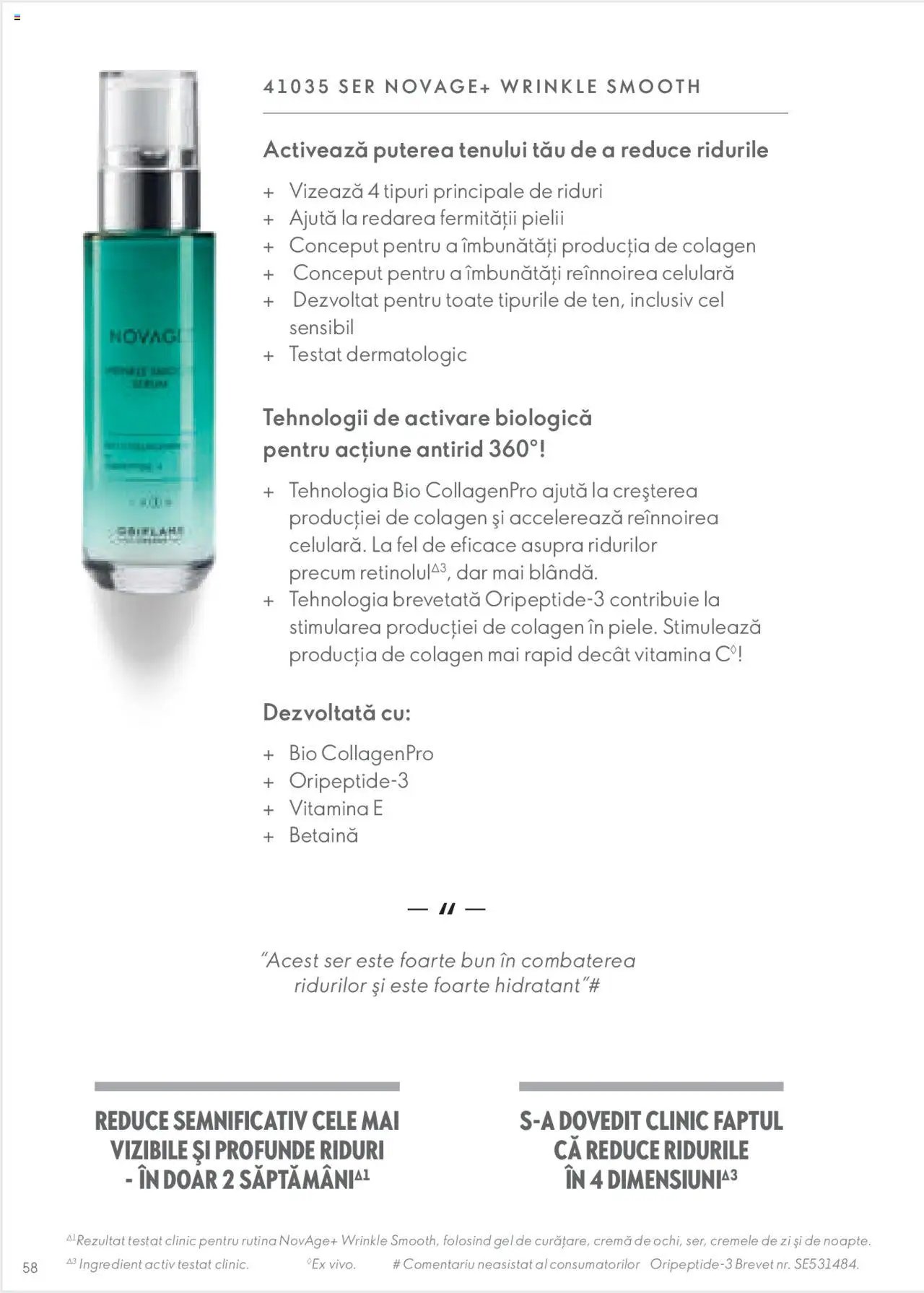 Oriflame catalog - Ghidul NOVAGE+