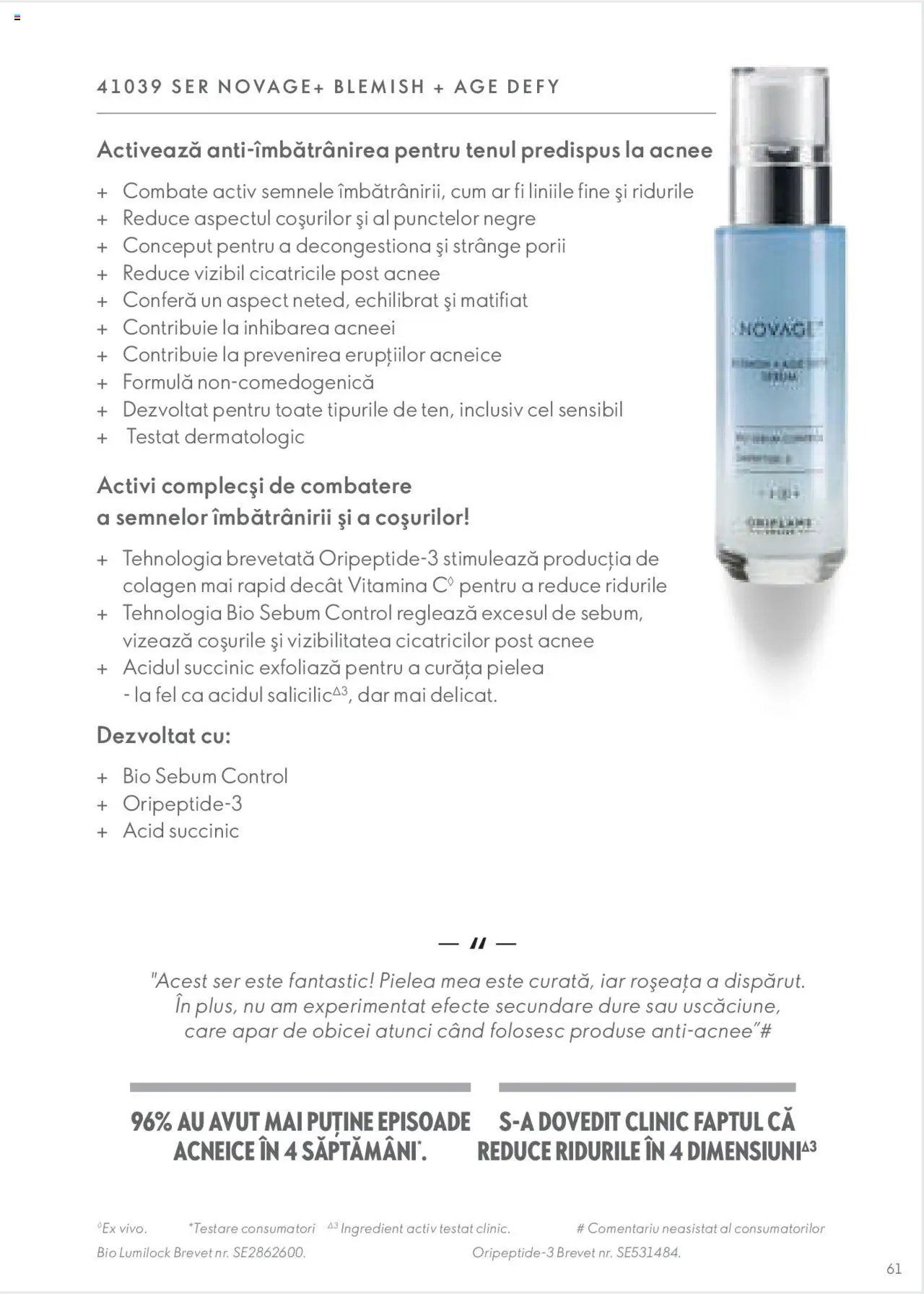 Oriflame catalog - Ghidul NOVAGE+