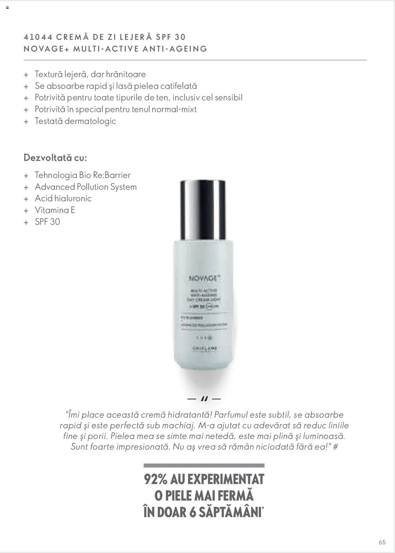 Oriflame catalog - Ghidul NOVAGE+