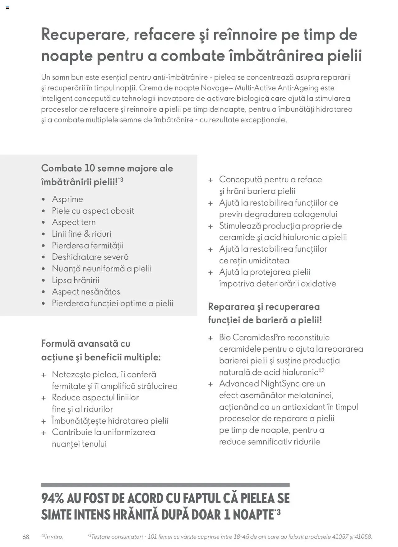 Oriflame catalog - Ghidul NOVAGE+