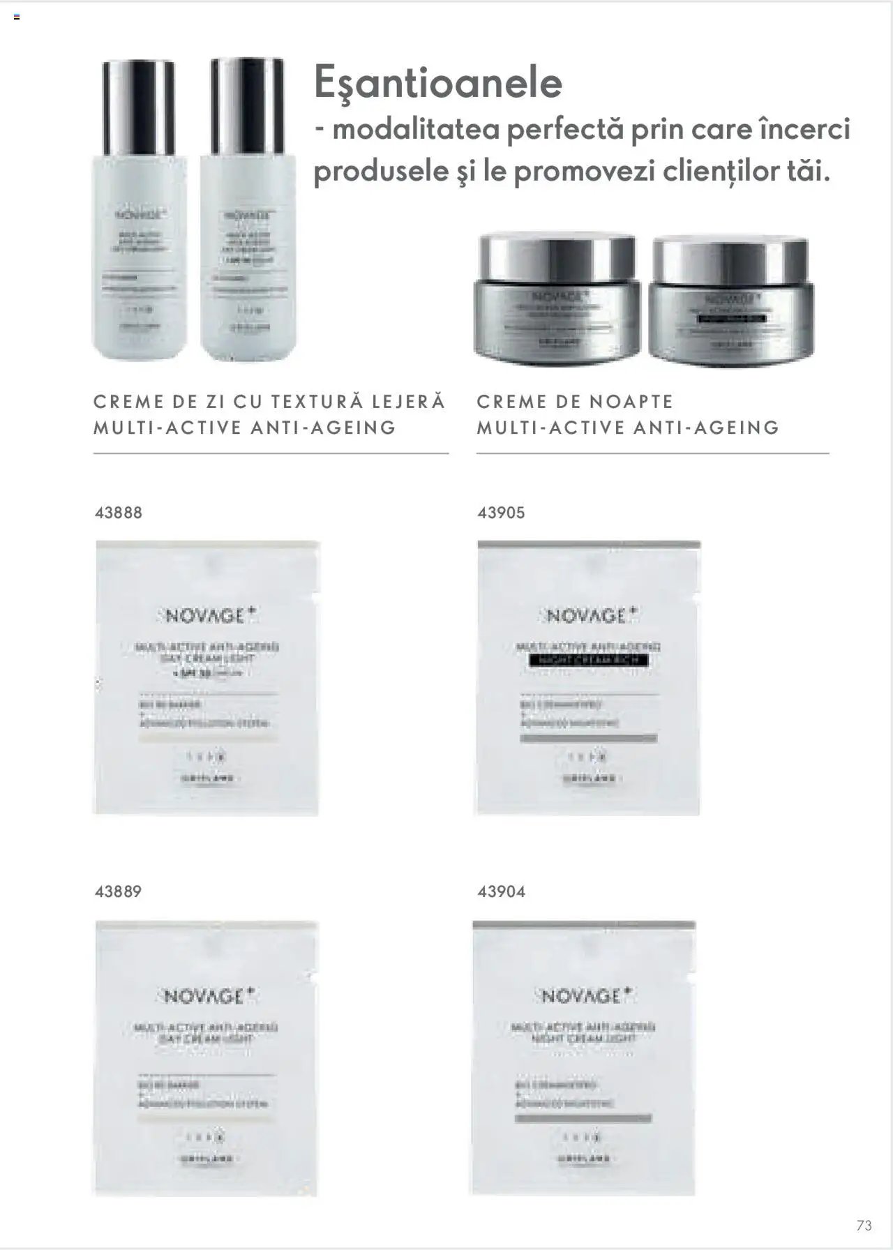 Oriflame catalog - Ghidul NOVAGE+