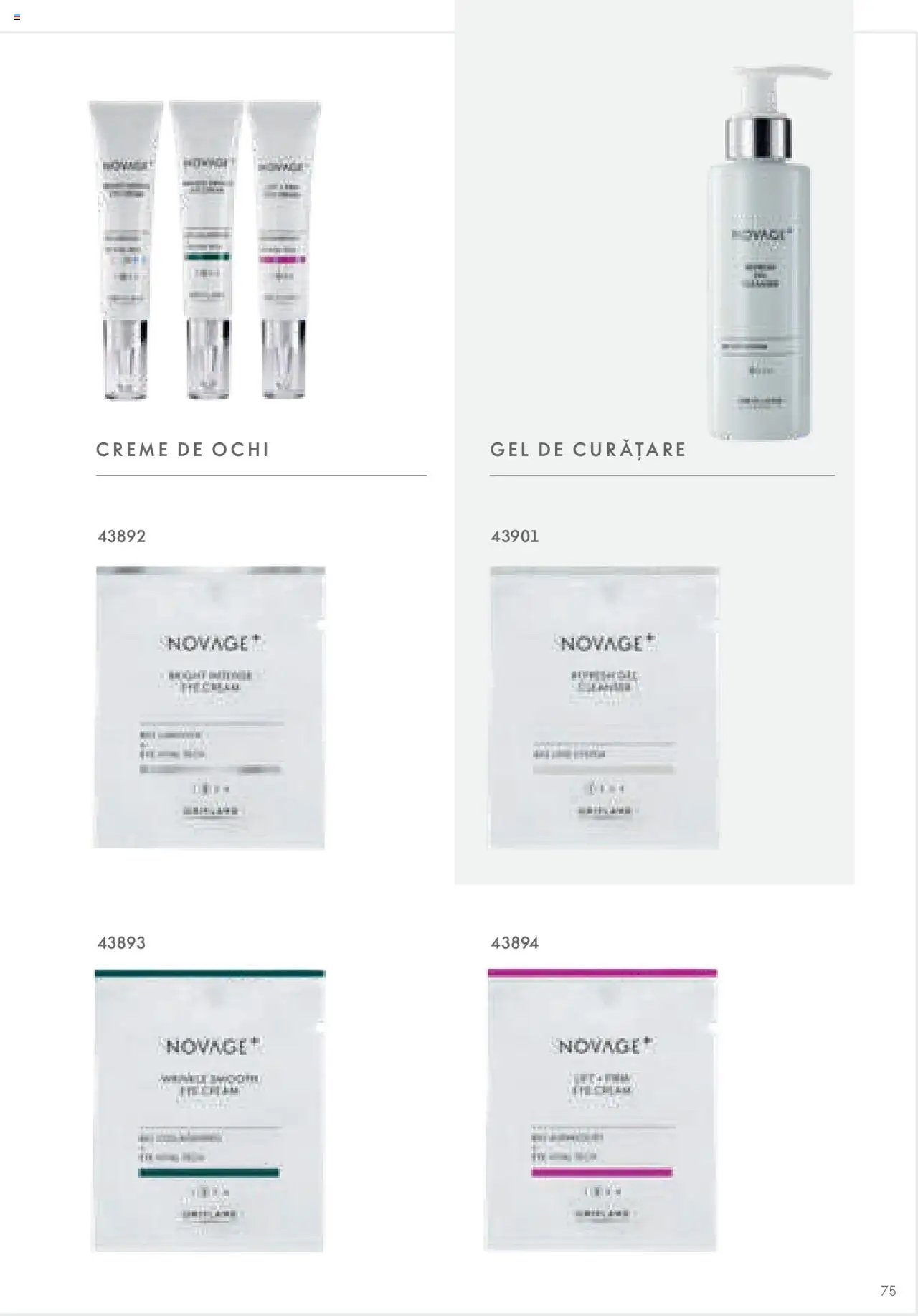Oriflame catalog - Ghidul NOVAGE+