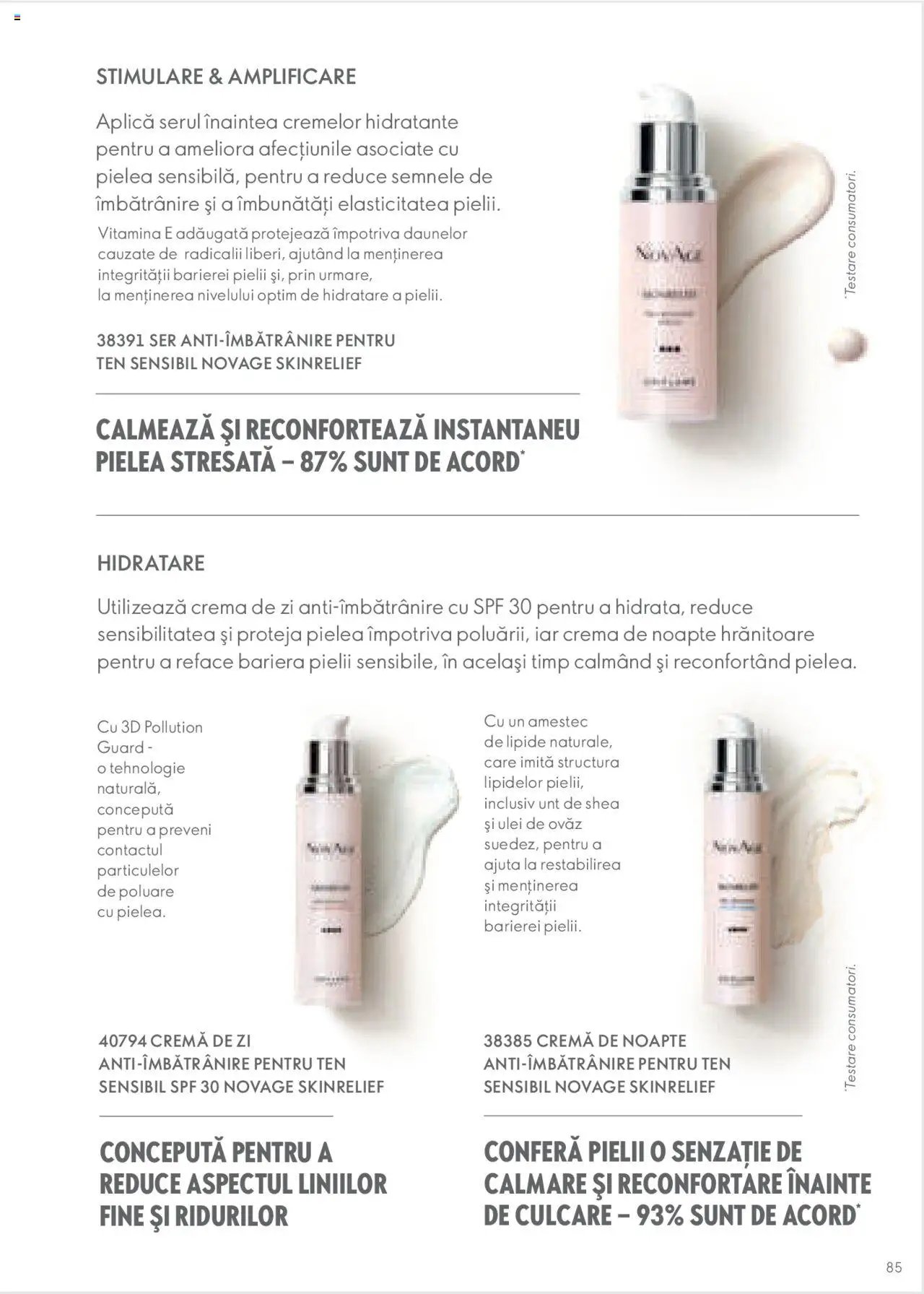 Oriflame catalog - Ghidul NOVAGE+