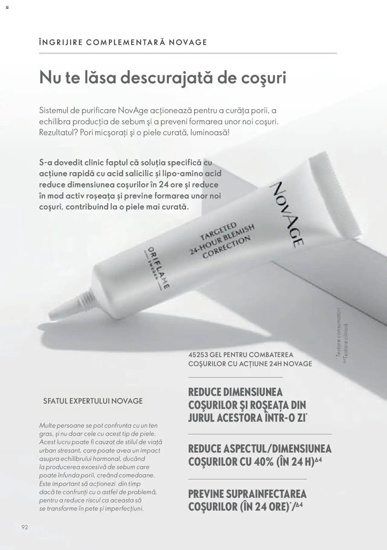 Oriflame catalog - Ghidul NOVAGE+