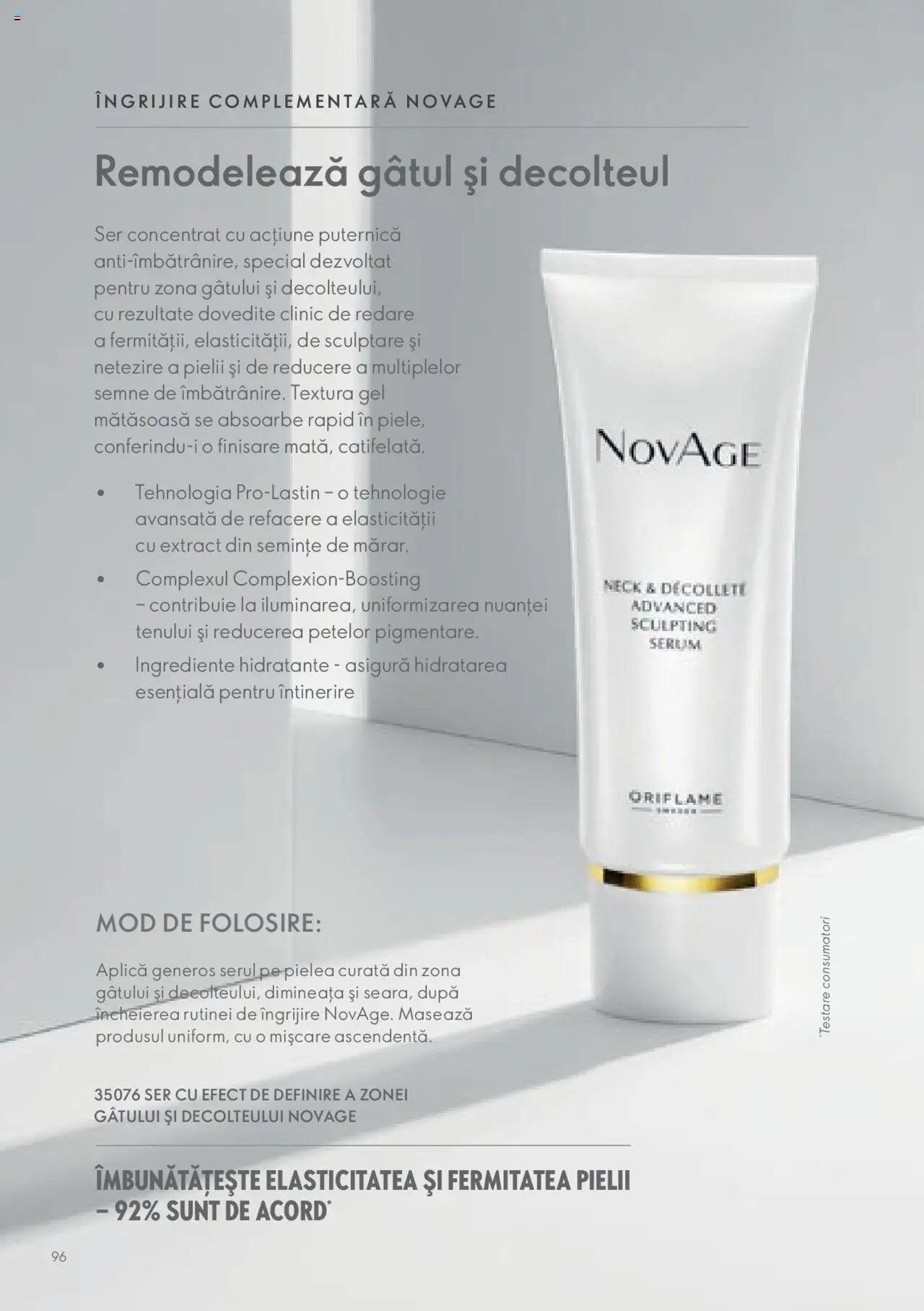 Oriflame catalog - Ghidul NOVAGE+