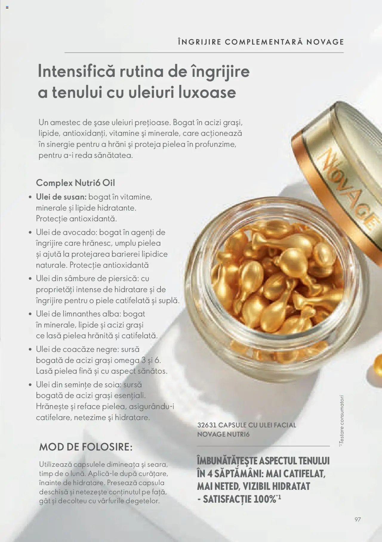 Oriflame catalog - Ghidul NOVAGE+