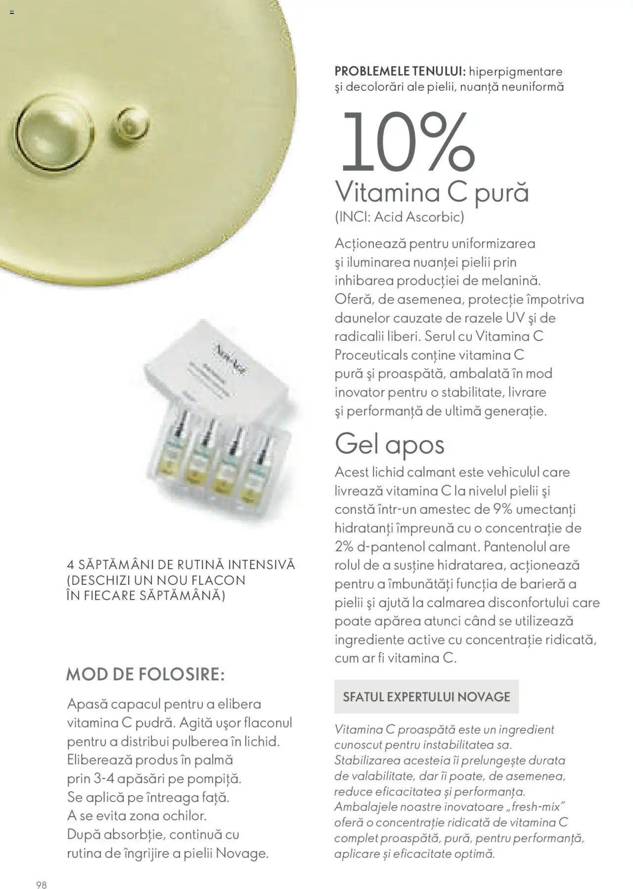 Oriflame catalog - Ghidul NOVAGE+