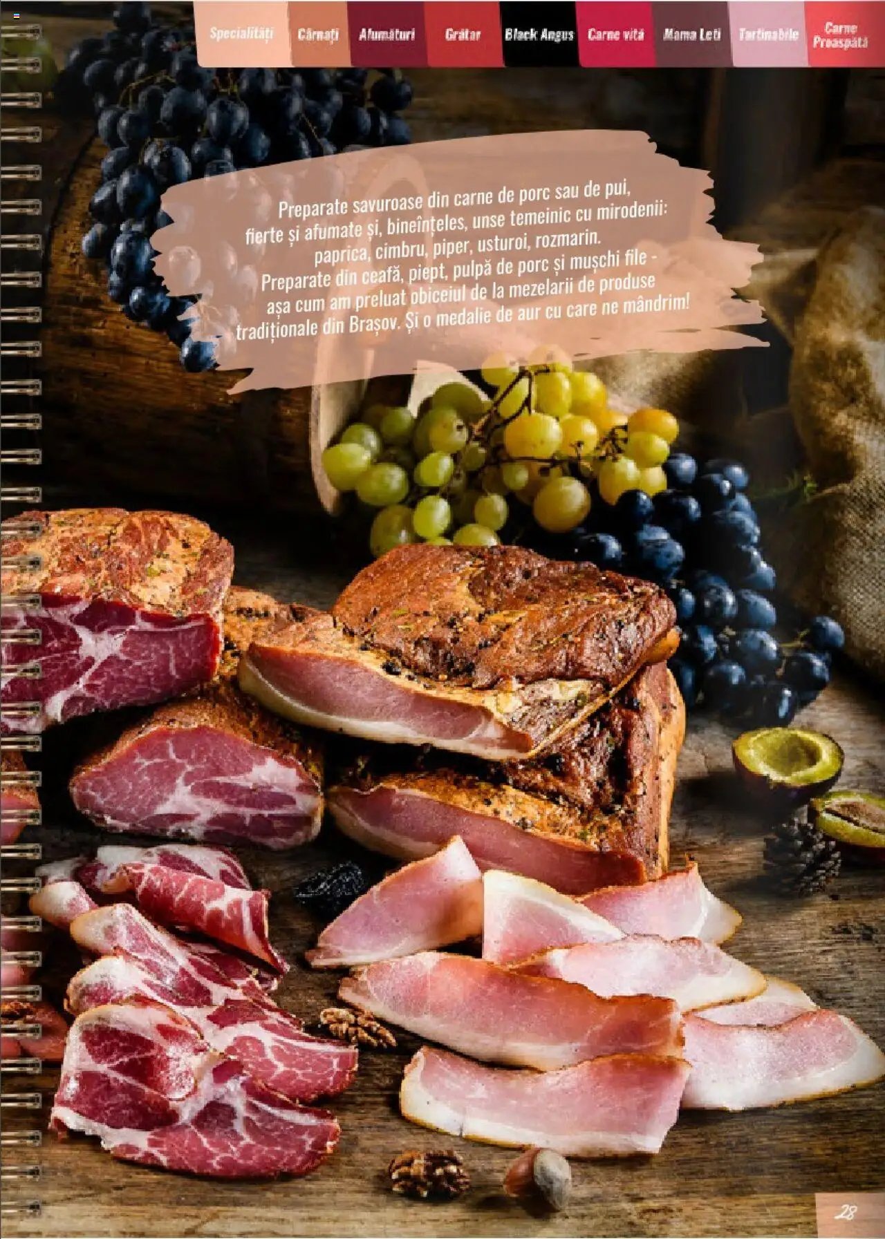 Sergiana catalog - Specialități