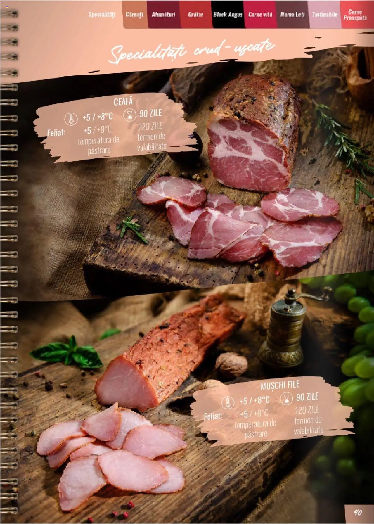 Sergiana catalog - Specialități